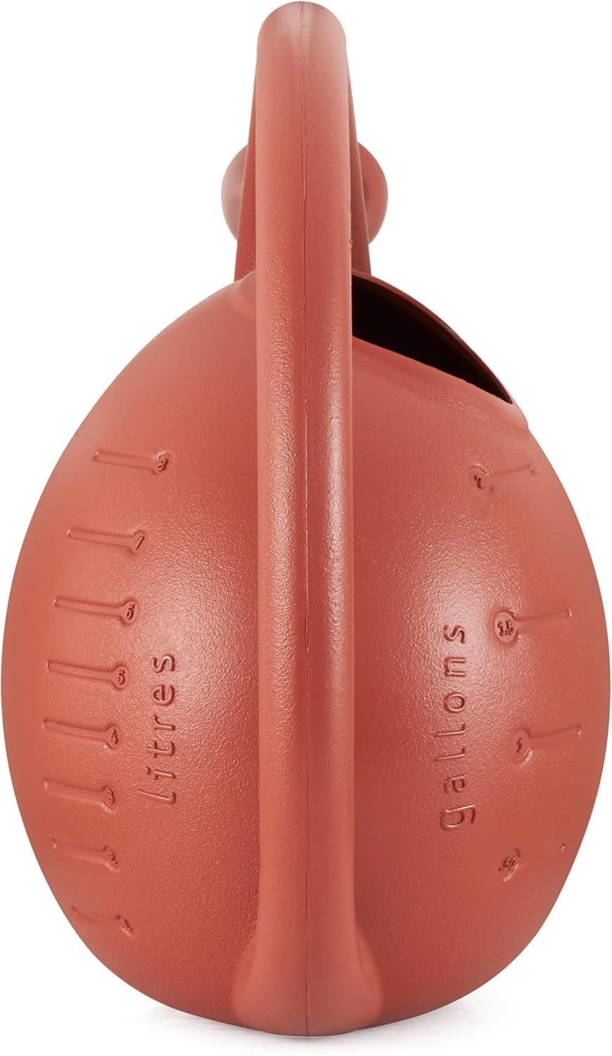 2-Gallon Premium Plastic Rosette Watering Can - The HC Companies 11"x21"x13.75" in Evergreen Color