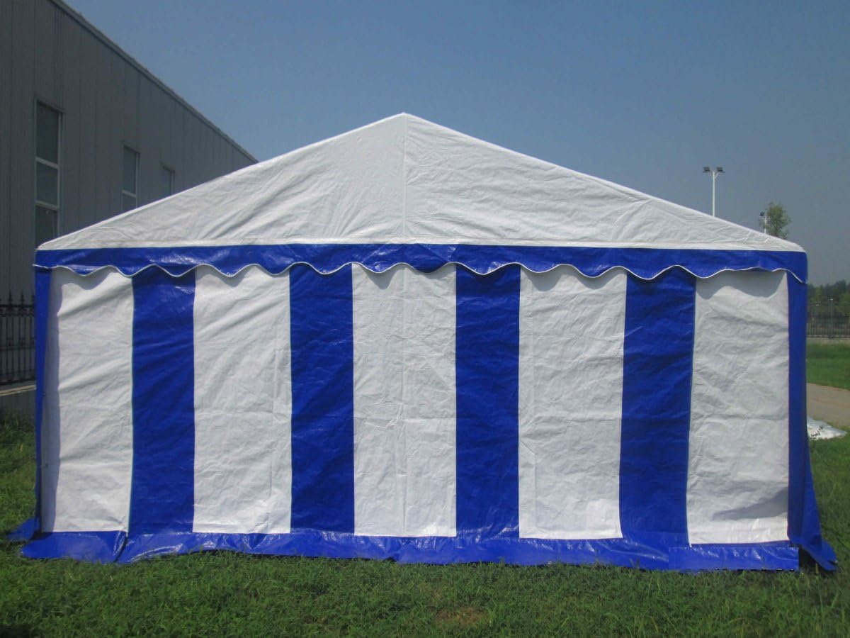 AMERICAN PHOENIX Party Tent 20x20 ft Heavy Duty Canopy Shelter for Wedding Event Fair with Fire Retardant Roof with Sidewalls and Windows White (20x20 - PE)