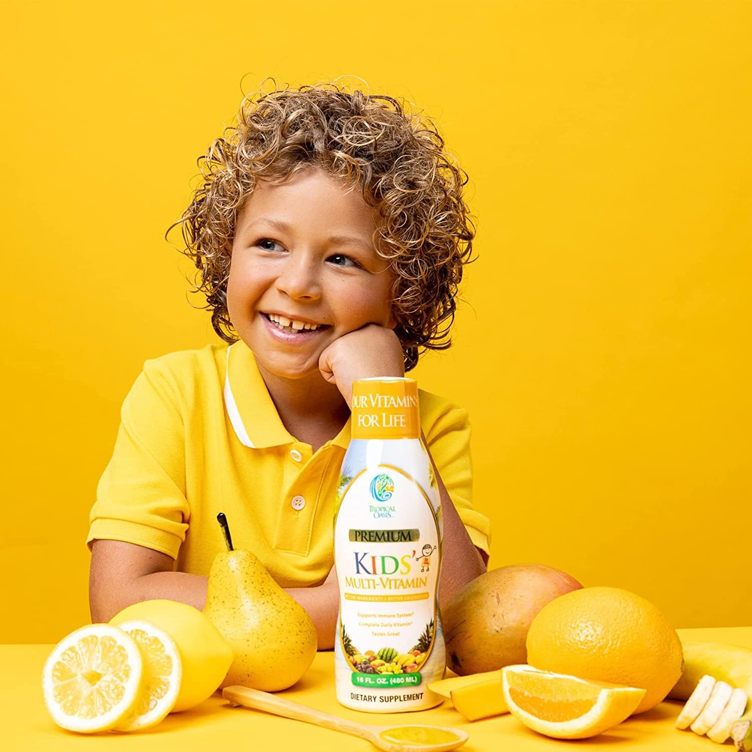 Tropical Oasis MultiVitamin Mineral/ for CHILDREN (16 oz) Liquid