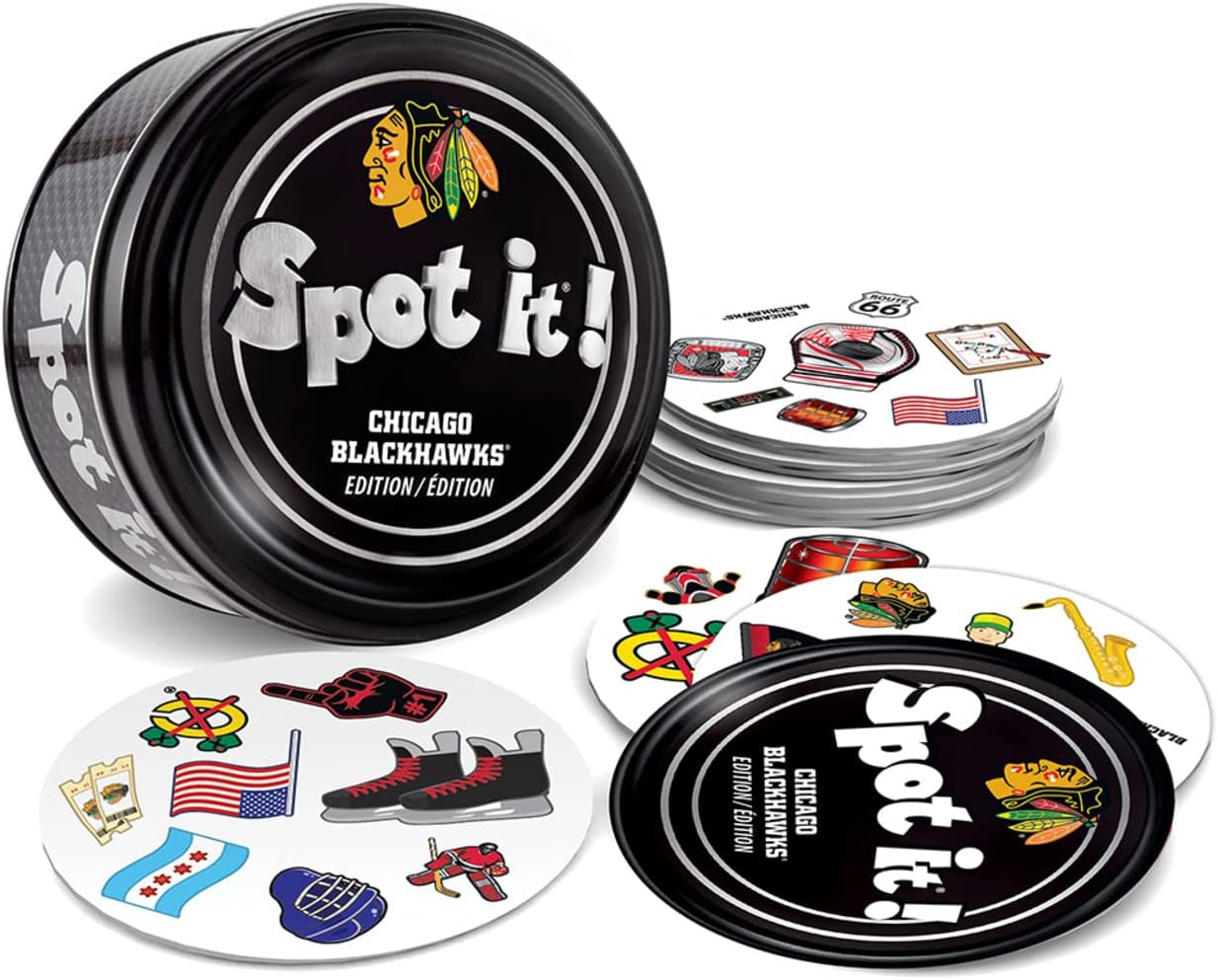Masterpieces NHL Unisex-Teen Spot It! Card Game