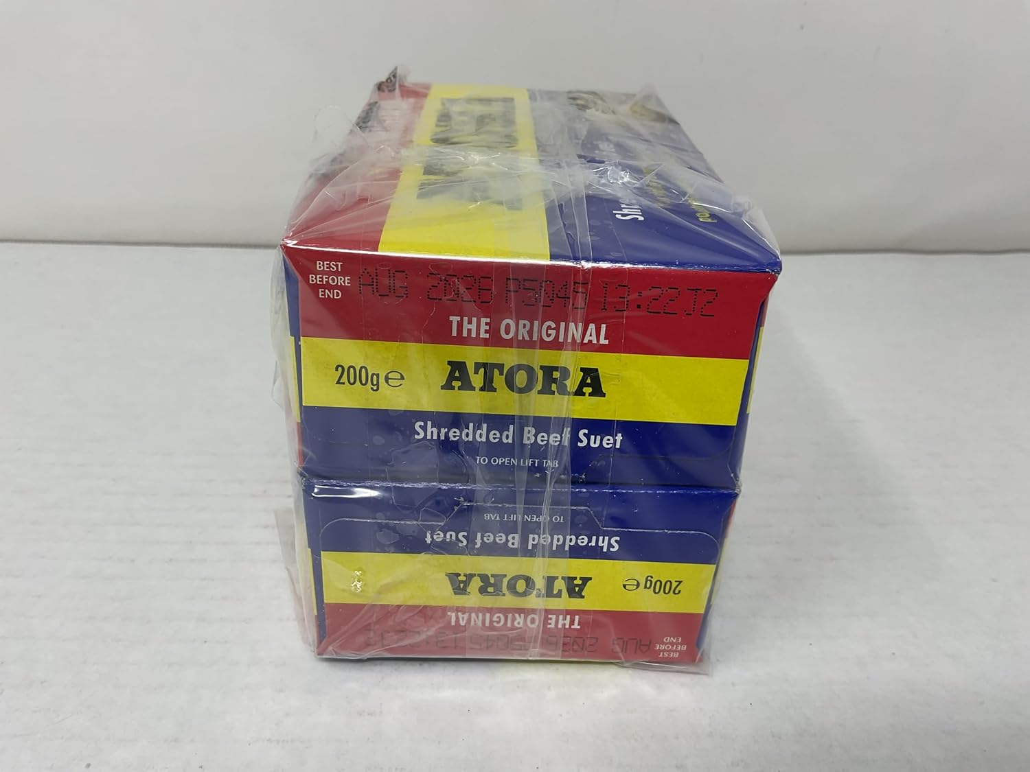Atora Shredded Beef Suet 200g - Pack of 2