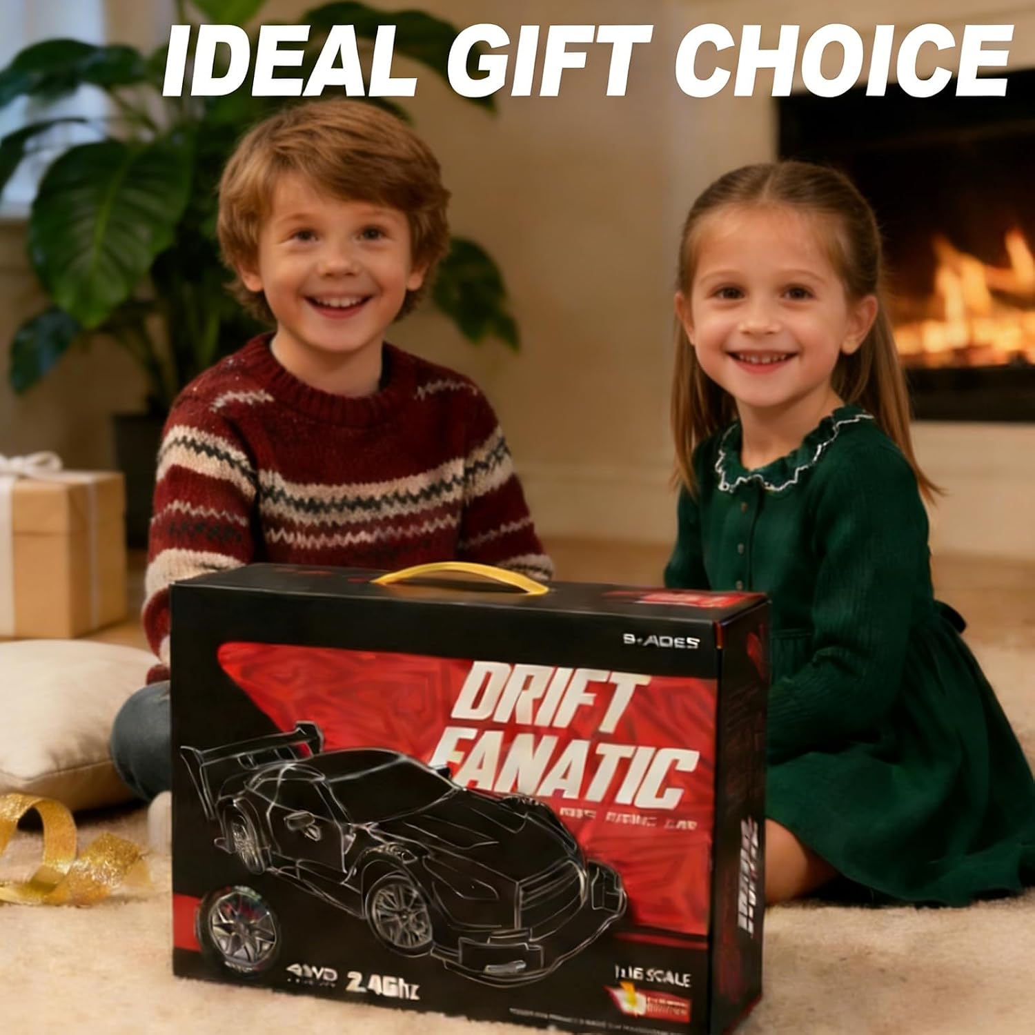 RC Drift Car, 1:16 Scale Drifting RC Cars 2.4GHz 4WD 40km/h | RC Race Car, High-Speed Remote Control Drift Car Vehicle, Racing Sport Toy Gift for Boys Girls Kids(Purple)