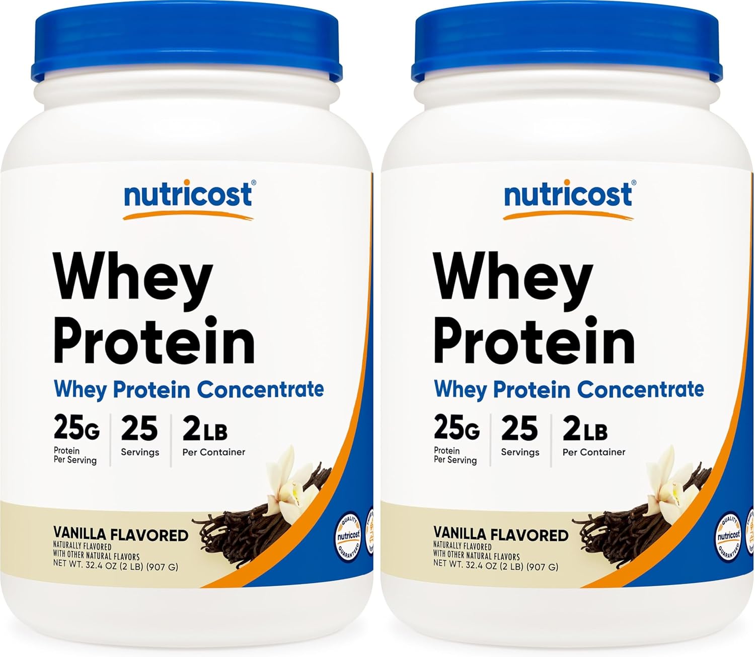 Nutricost Whey Protein Concentrate Powder (Unflavored) 2LBS, Gluten Free | GMO-Free