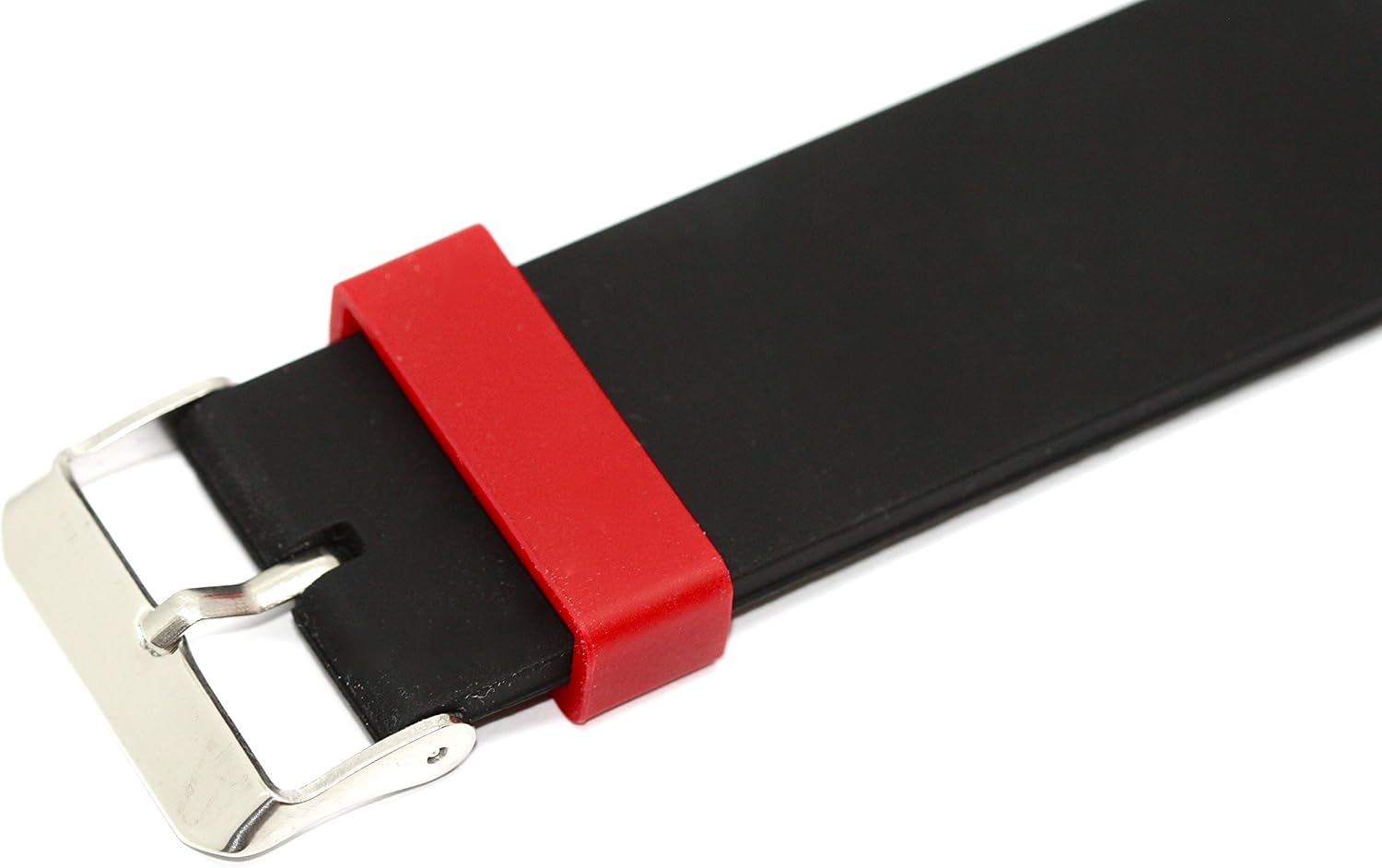 22MM Black RED Rubber Sport Diver Waterproof Watch Band Strap FIT Invicta
