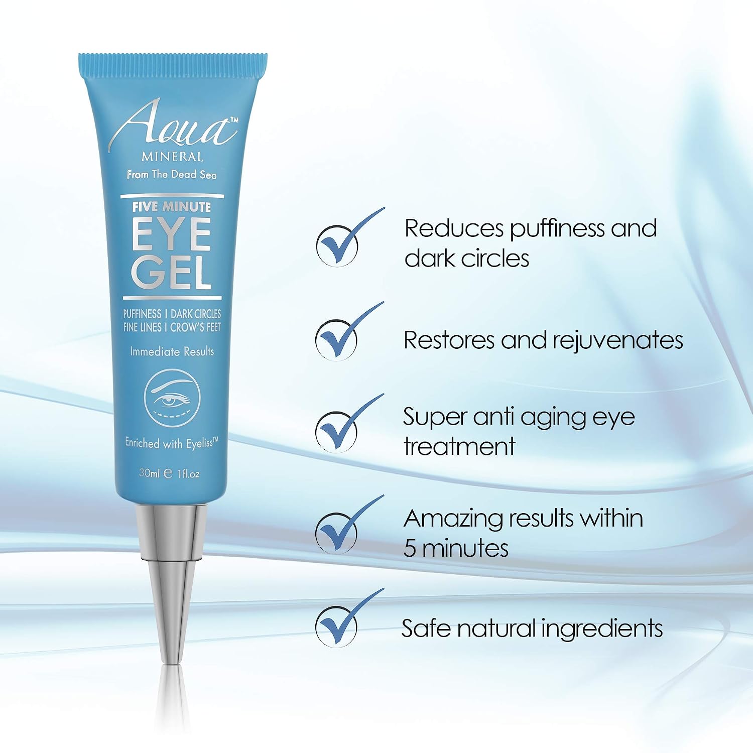 Puffy Eye GEL Instant results – Naturally rapid reduction eye gel, Eliminate Wrinkles