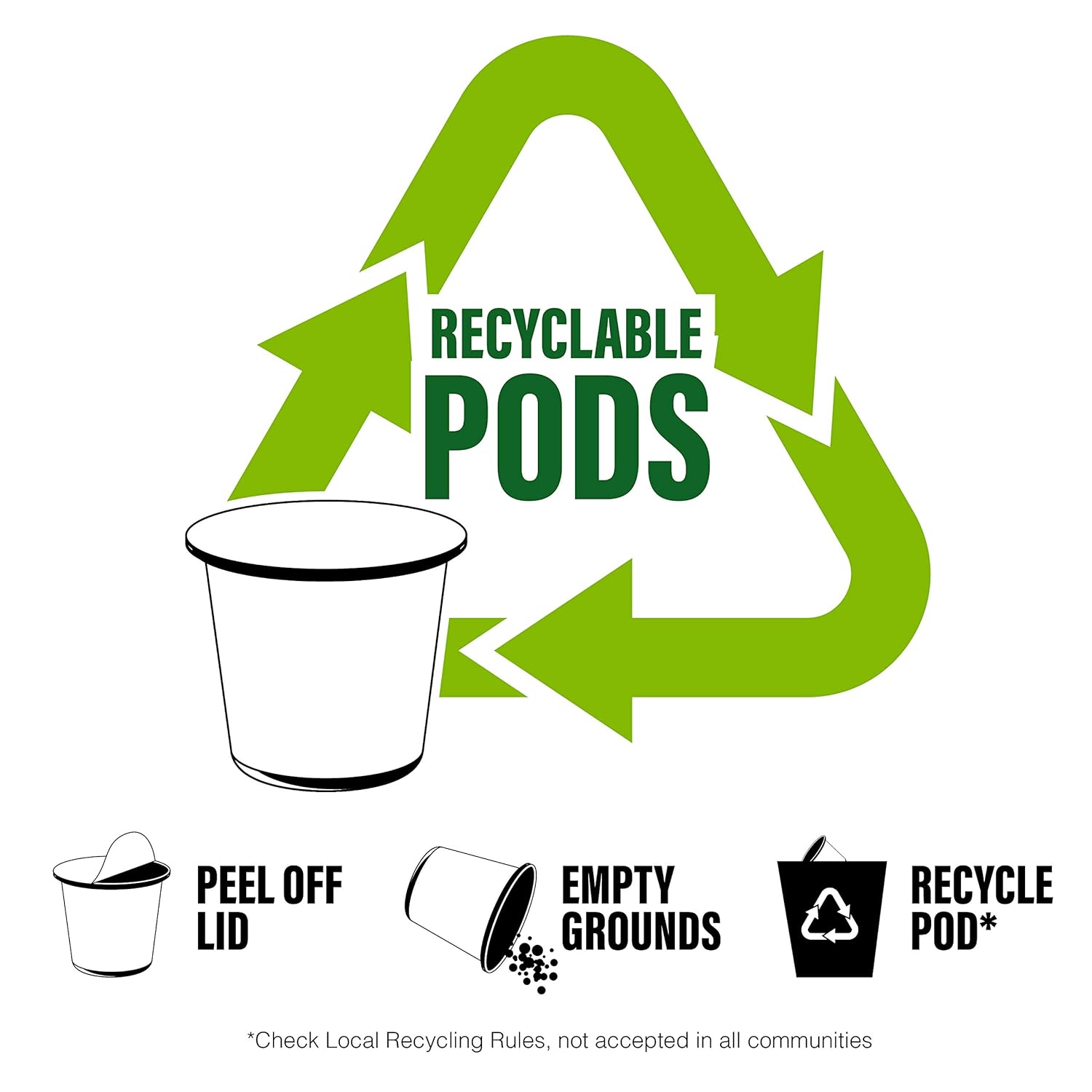 Crave Hot Chocolate Pods, Compatible with 2.0 K-Cup Brewers, Mint Chocolate, 40 Count