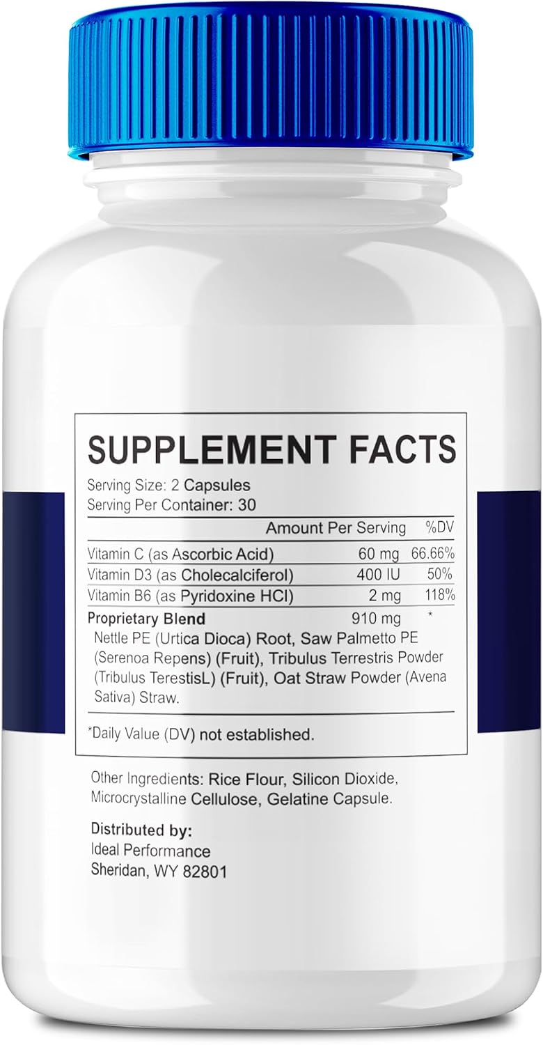 ProstaBliss Prostate Capsules - Official ProstaBliss Supplement Pills - Maximum Strength, All Natural Formula Support Prostate Health