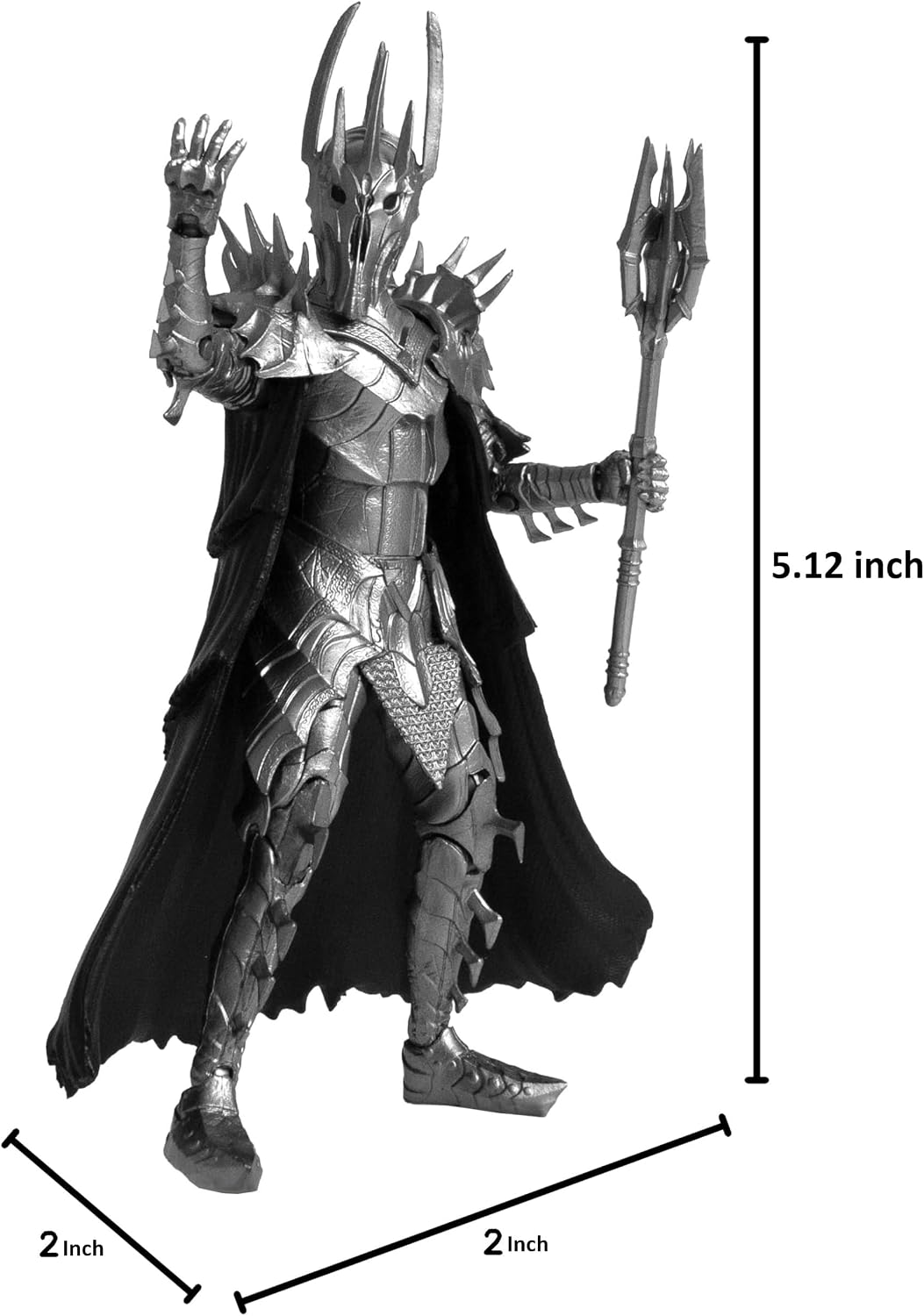 The Loyal Subjects The Lord of The Rings Gandalf BST AXN 5" Action Figure with Accessories