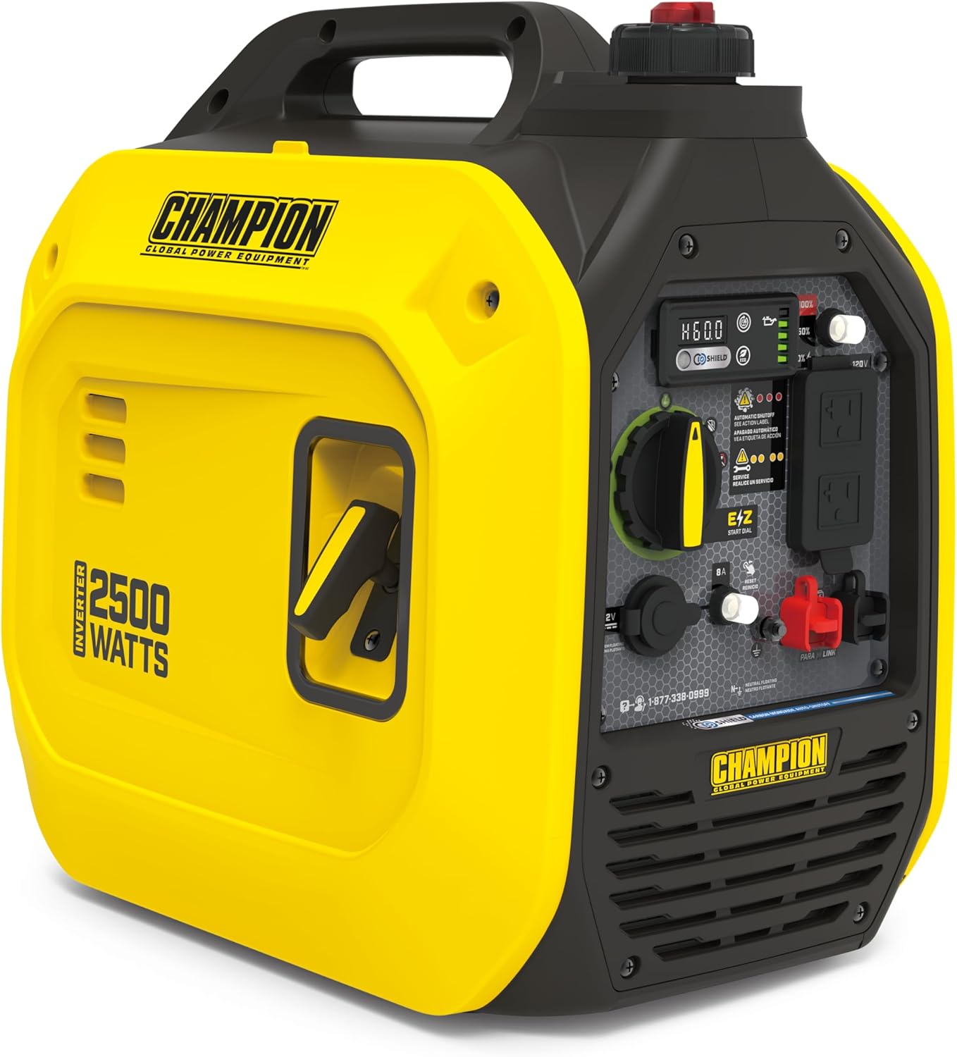 Champion Power Equipment 2500-Watt Ultralight Portable Inverter Generator with Quiet Technology and Free 3-Year Warranty | 39.7 lb, 53 dBA quiet