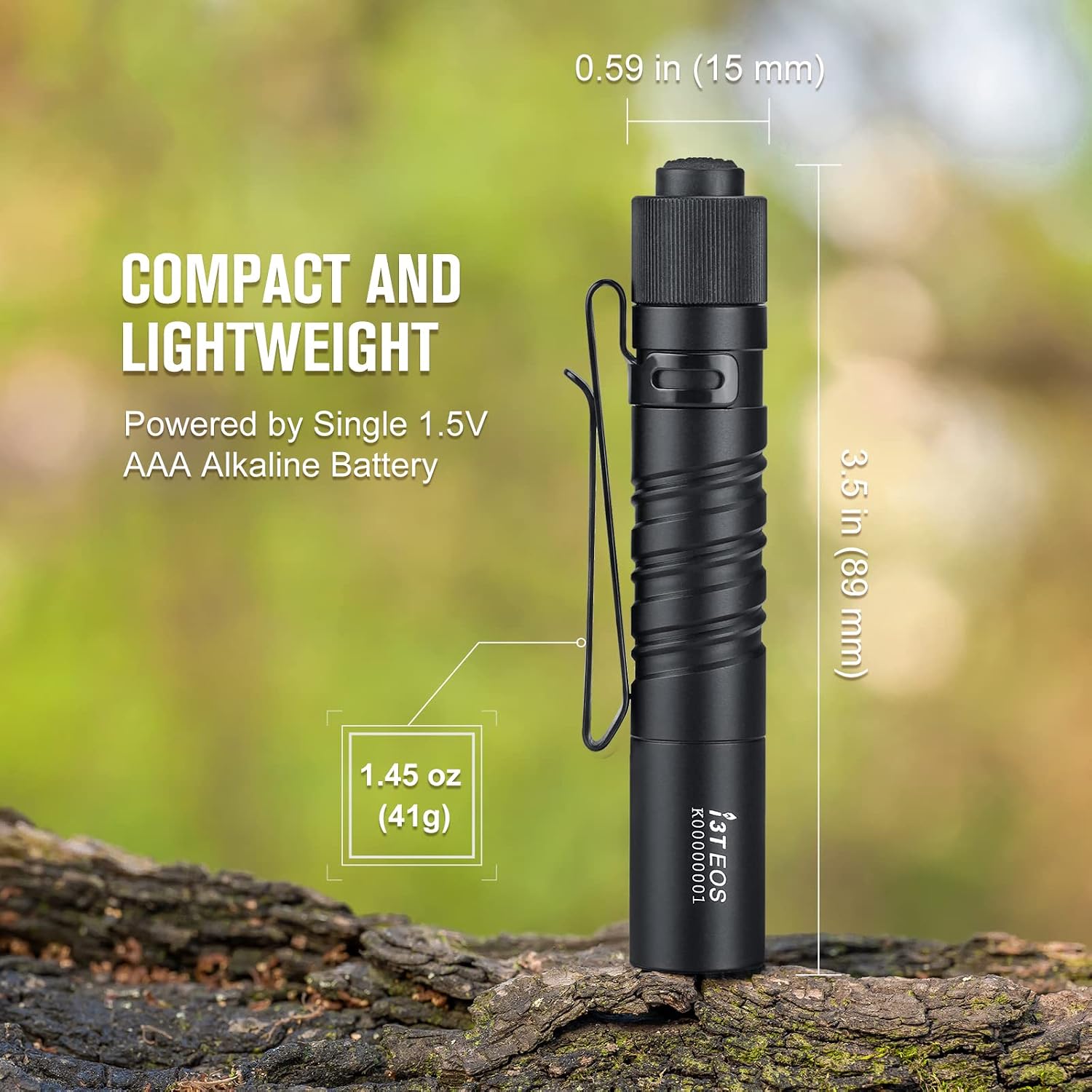 OLIGHT PL-Mini 2 Valkyrie Compact Weaponlight, 600 Lumens Tactical Flashlight and I3T EOS 180 Lumens Dual-Output Slim EDC Flashlight