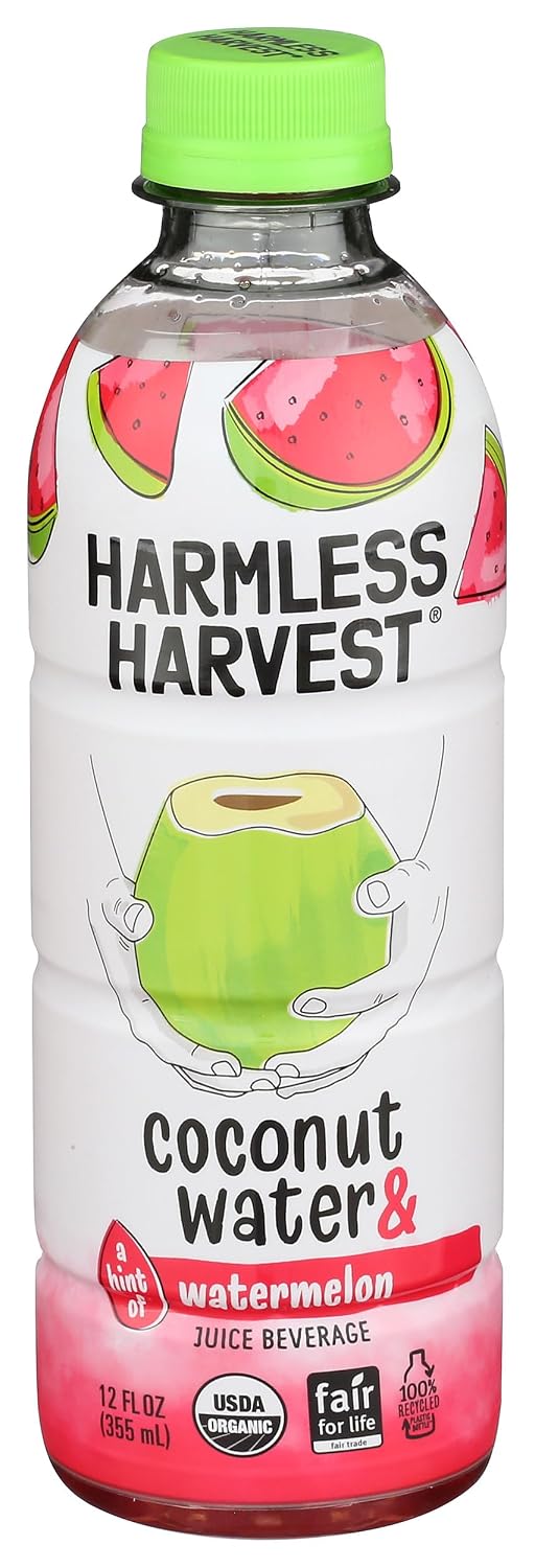 Harmless Harvest Organic Coconut Water, 32 Oz Bottle
