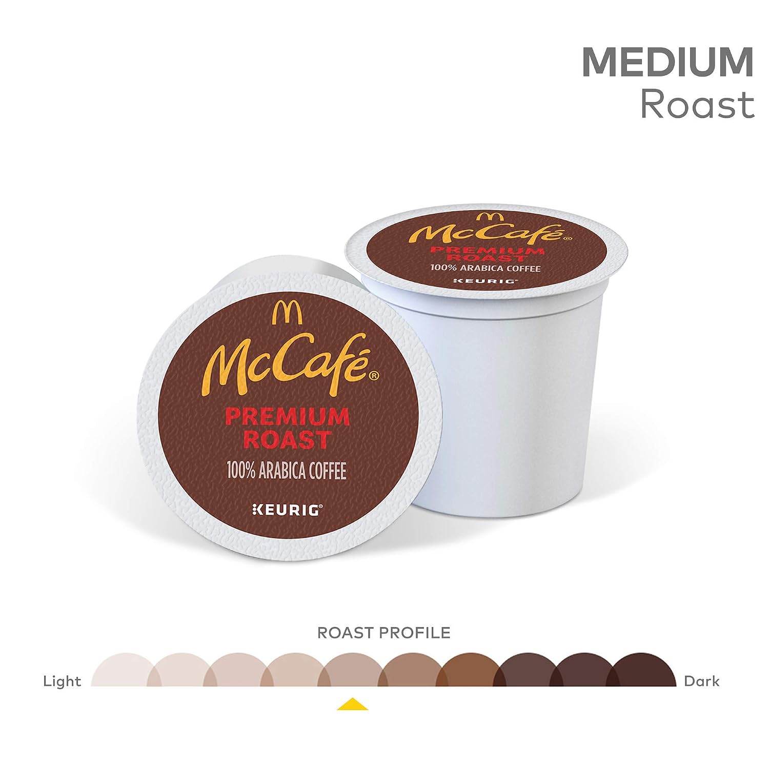 McCafe Premium Roast Coffee, Single Serve Keurig K-Cup Pods, Medium Roast, 84 Count