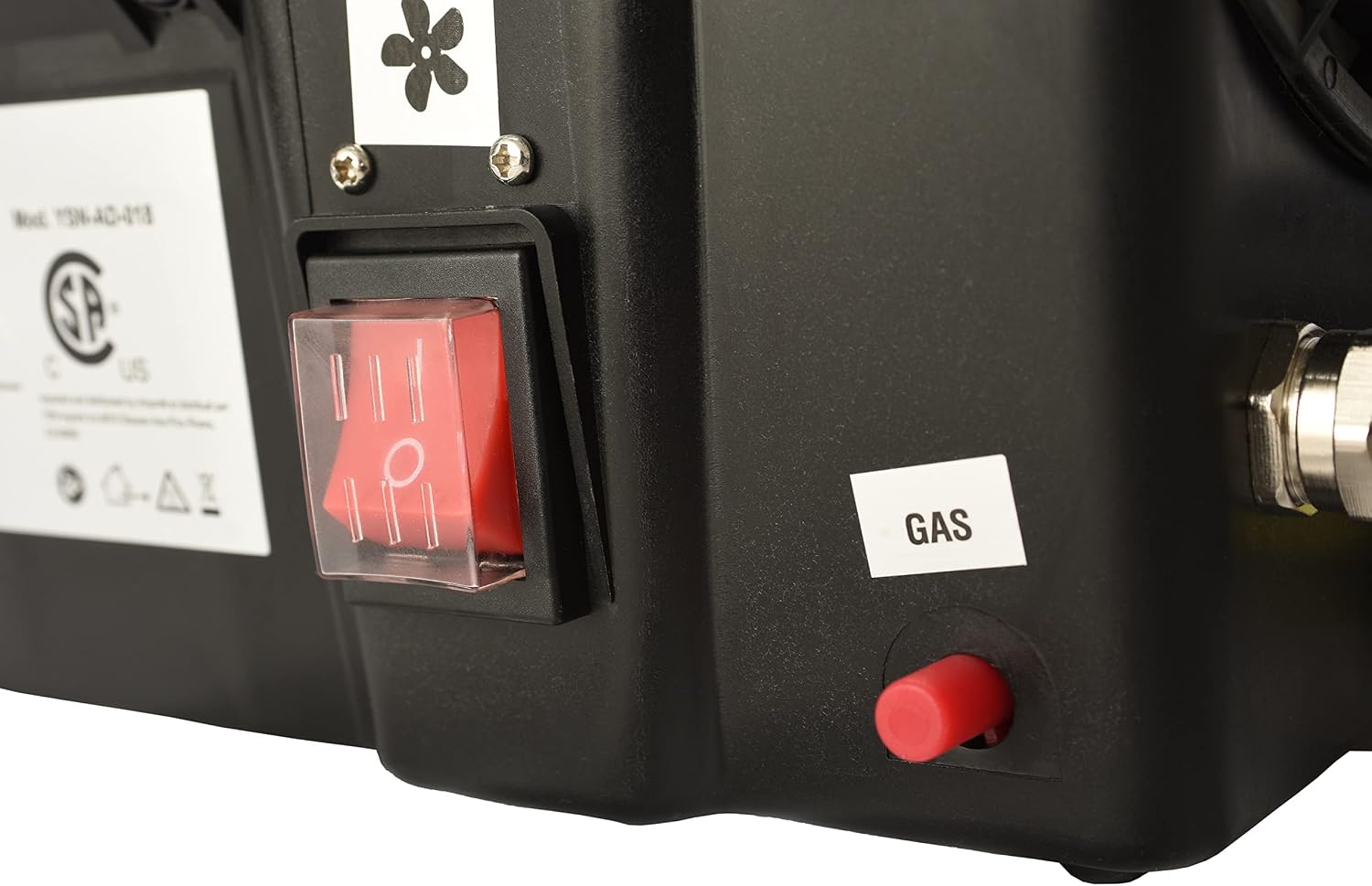 Flame King 60,000 BTU Portable Propane Forced Air Heater Outdoor Great for Jobsite, Construction, Garage, Patio, Stainless Steel