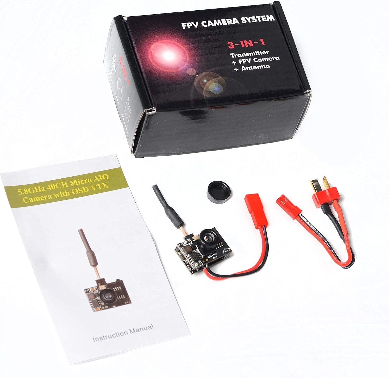 AKK Piggyback Micro AIO FPV Camera 5.8G 40CH VTX Support OSD SmartAudio 400mW Output with Pit Mode FPV Transmitter 600TVL NTSC 120 FOV Ultra-Light