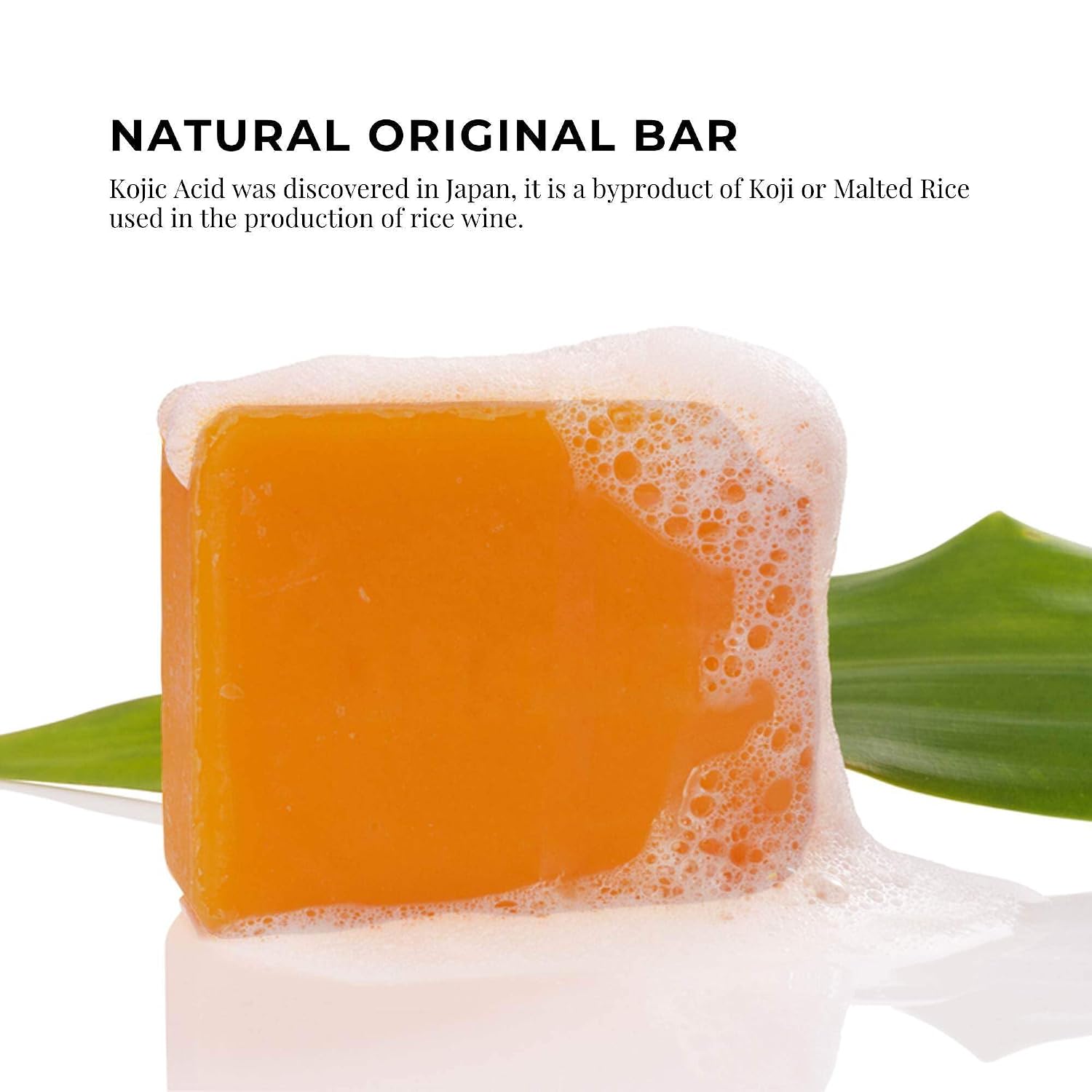 Kojie San Skin and Body Brightening Soap - Original Kojic Acid, Dark Spot Remover Bar Soap with Glycerin & Tea Tree Oil - 65g x 2 Bars