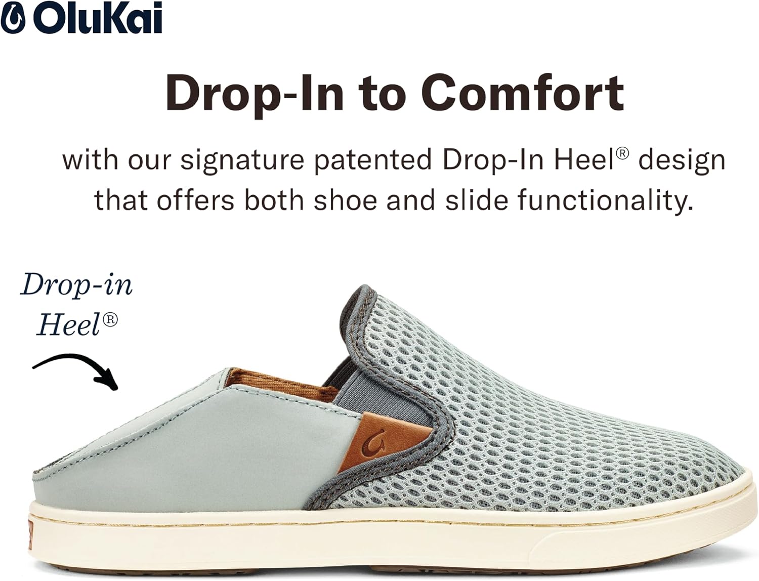 OluKai Pehuea Women's Slip On Sneakers, Casual Everyday Shoes