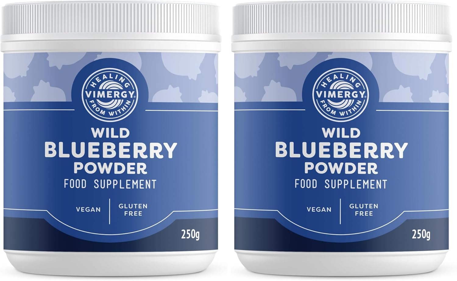 Vimergy Wild Blueberry Powder, Non-GMO, Vegan, Organic, 250g, 62 Servings | Antioxidant Used in Heavy Metal Detox Smoothie, Protects Brain Cells*, Gluten-Free