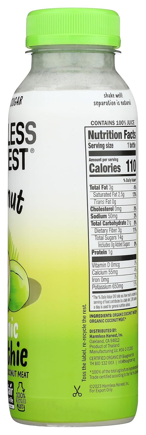 Harmless Harvest Organic Coconut Water, 32 Oz Bottle