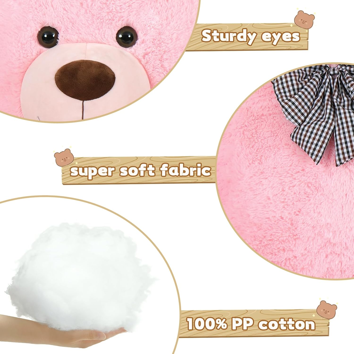 Toys Studio 47 Inch Big Teddy Bear Giant Stuffed Animal for Girls