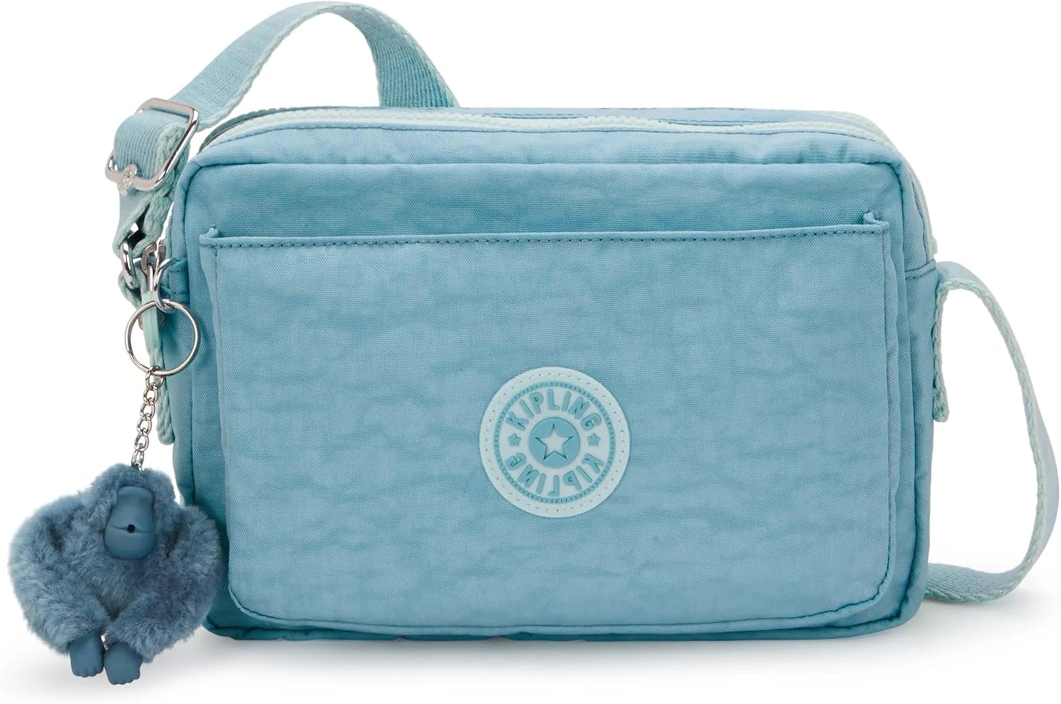 Kipling Women’s Abanu Medium Crossbody Bag, Lightweight, Adjustable Nylon Waist Pack with Multi-Compartment Zip Pockets