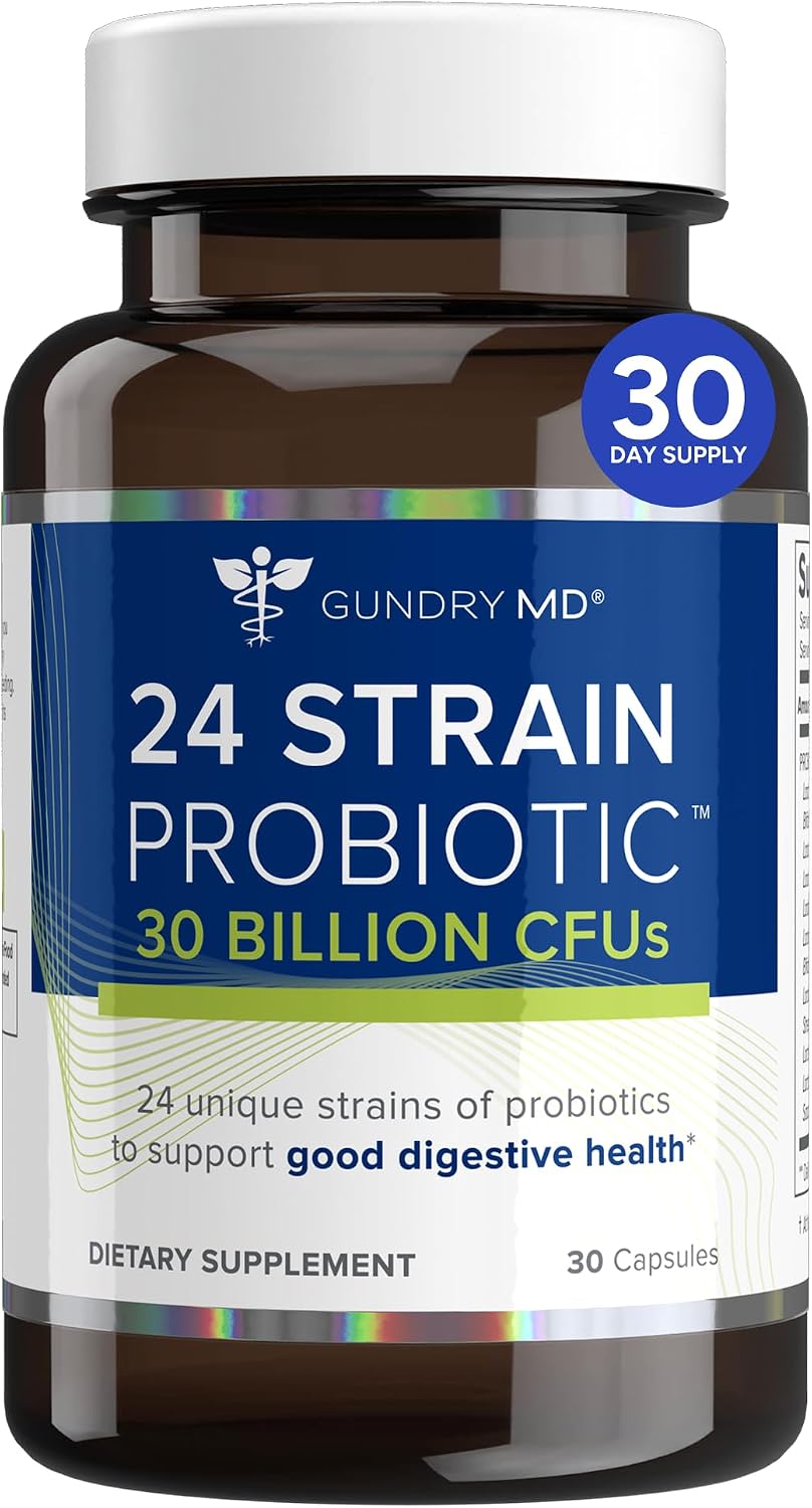 Gundry MD® 24 Strain Probiotic, 30 Billion CFU, 30 Capsules