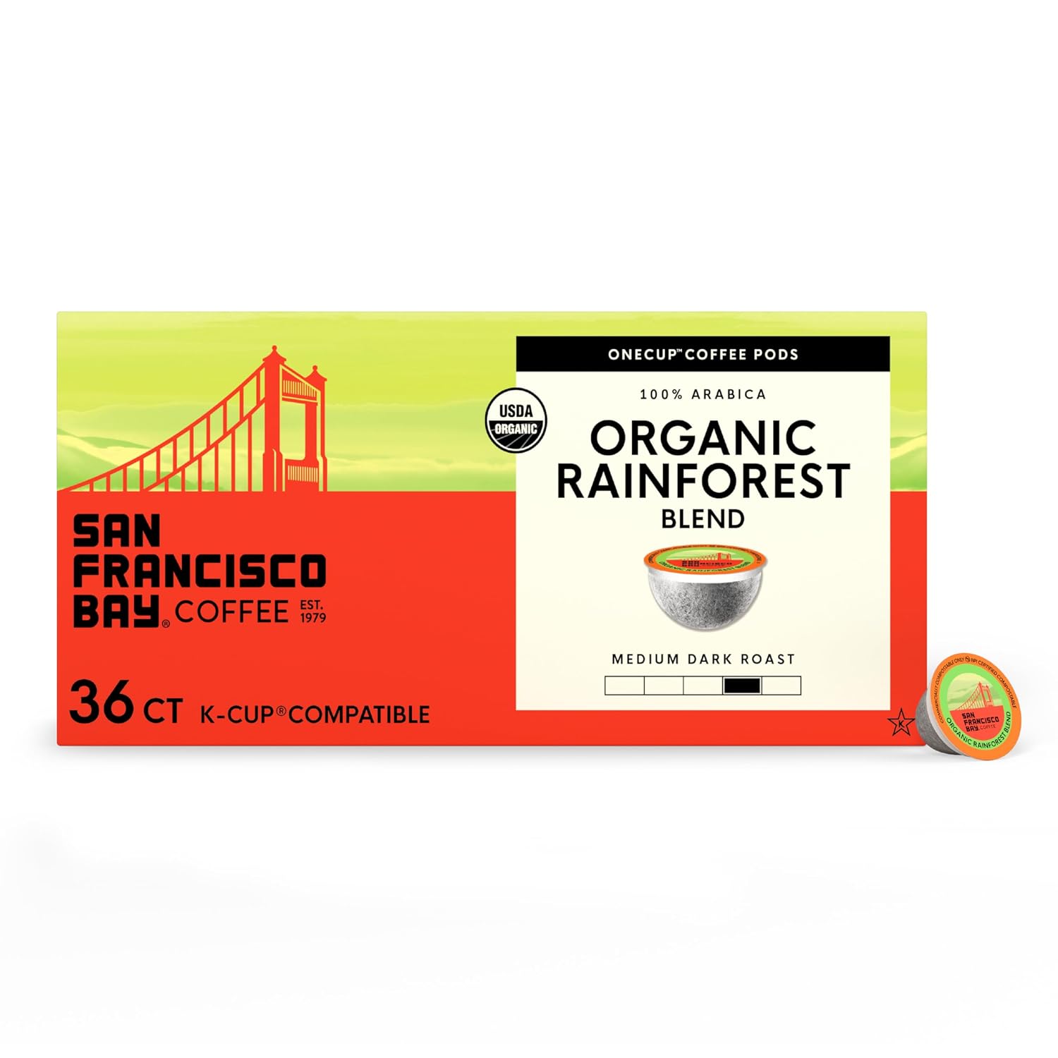 San Francisco Bay French Roast K-Cup Compatible Coffee Pods, 36 ct