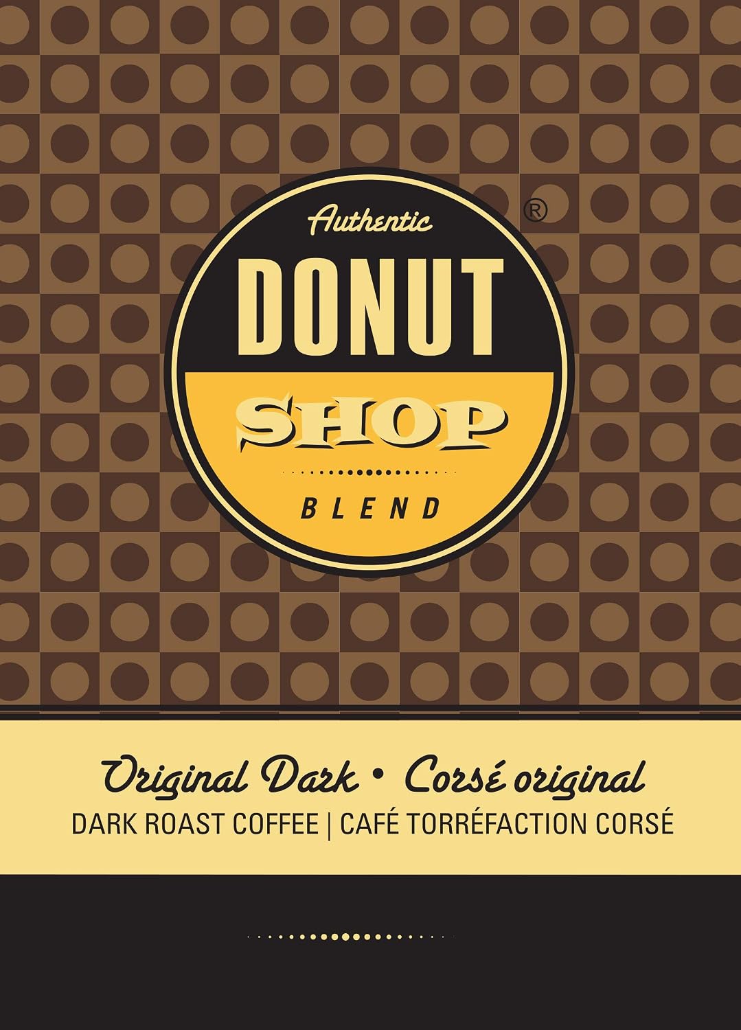 Authentic Donut Shop Blend Original Roast Single-Cup Coffee for Keurig K-Cup Brewers, 24 Count