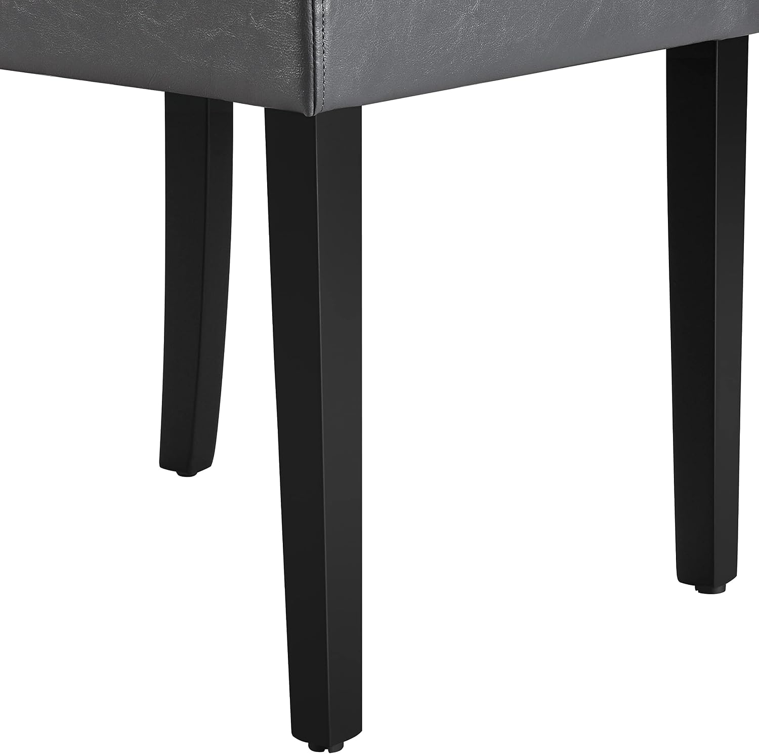 Yaheetech Dining Chairs Set of 8 Upholstered Kitchen Chairs Dark Brown