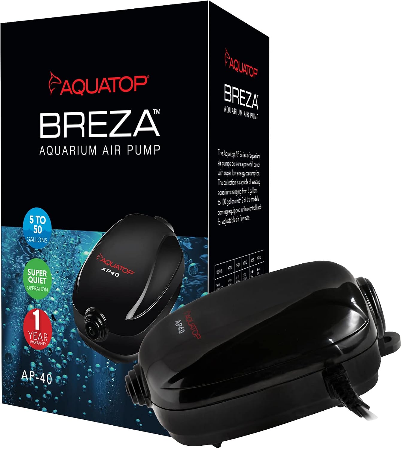 Aquatop Breza Aquarium Air Pump