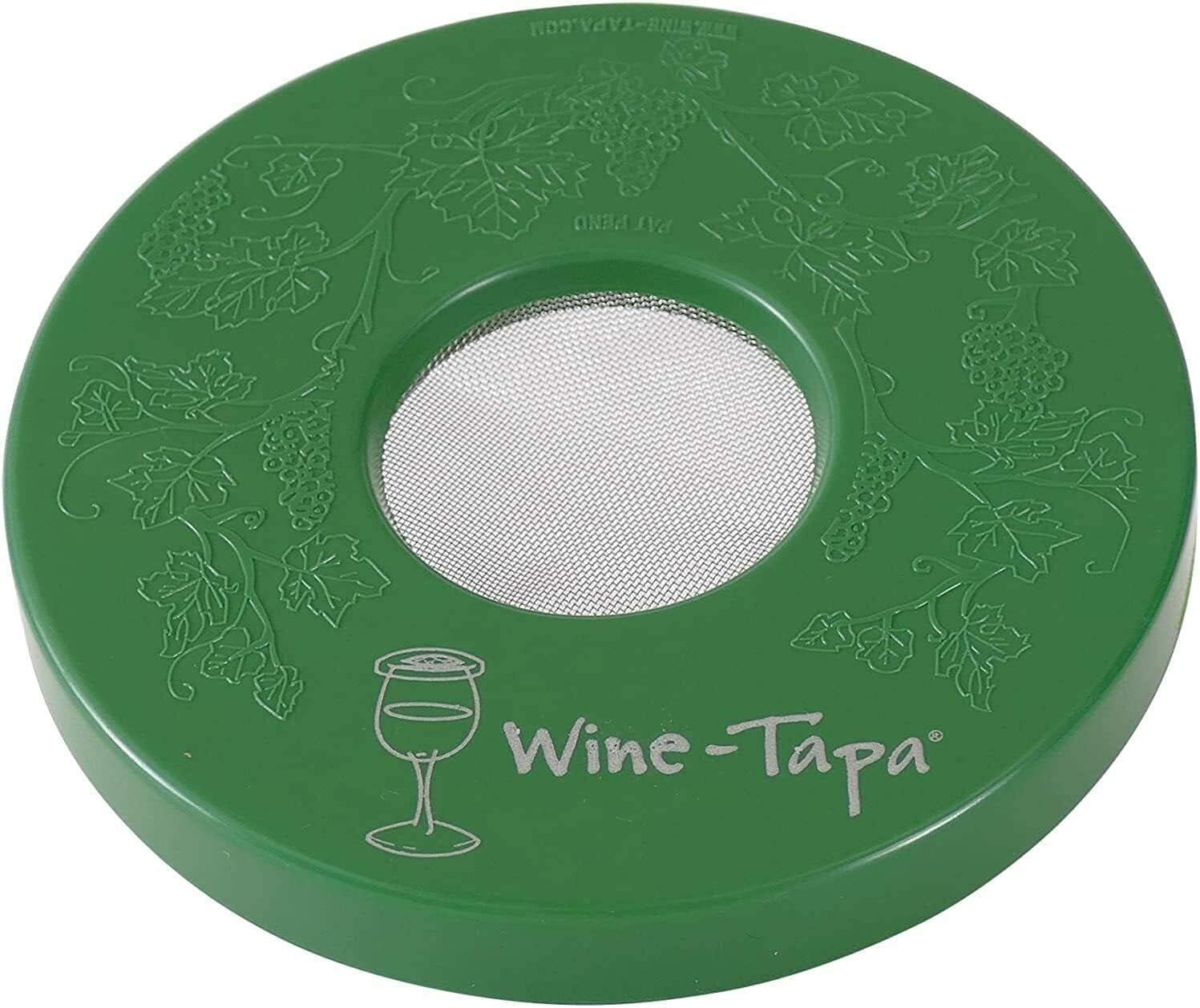 Drinking Glass Covers- Keep Bugs Away from Wine Glasses Outdoors - Use as Cover for Coffee Mugs, Soda Cans, and Drinking Glasses, set of 4 No Spill Drink Covers -Fresco Set