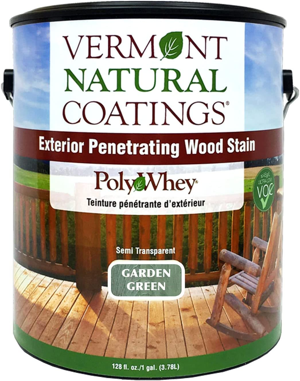Vermont Natural Coatings PolyWhey Exterior Penetrating Stain - Lakeside Cedar - Gallon