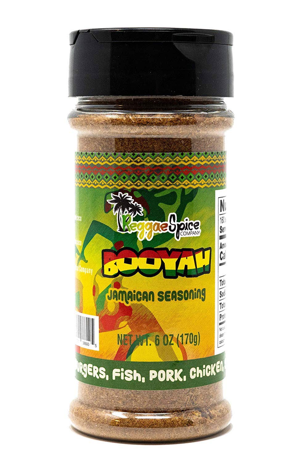 Reggae Spice Booyah Jamaican Jerk Seasoning | Authentic Caribbean Dry Rub Powder Mix for Cooking Meats, Chicken, Beef, Pork, Seafood, Vegetables
