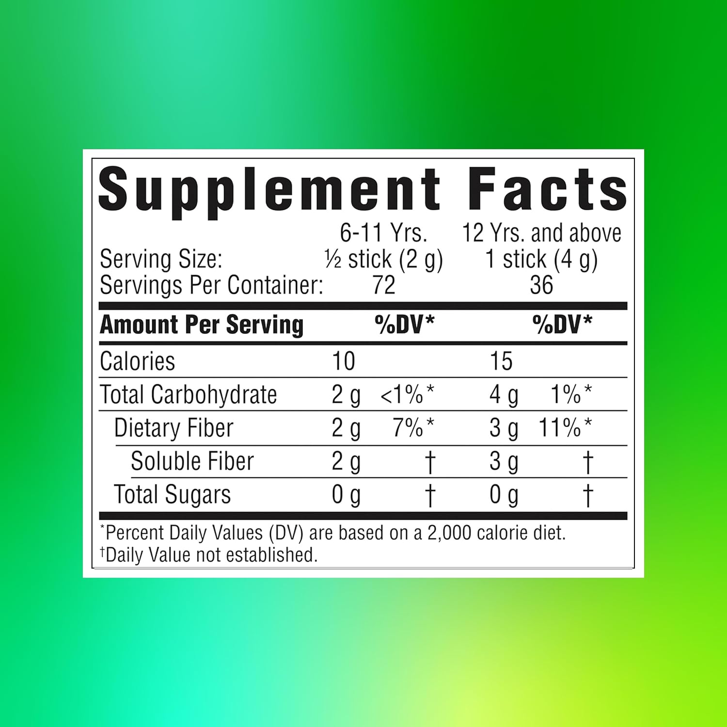 Benefiber Prebiotic Fiber Supplement Powder, Unflavored, 28 Stick Packs | Plant-based Prebiotic Fiber Powder, Sugar-Free, Dissolves Clear and Tasteless, GLP-1 Support for Digestive Health