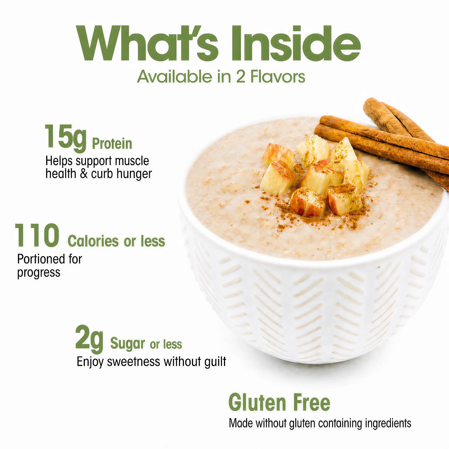 BariWise Instant High Protein Oatmeal – 7 Servings (Maple & Brown Sugar)