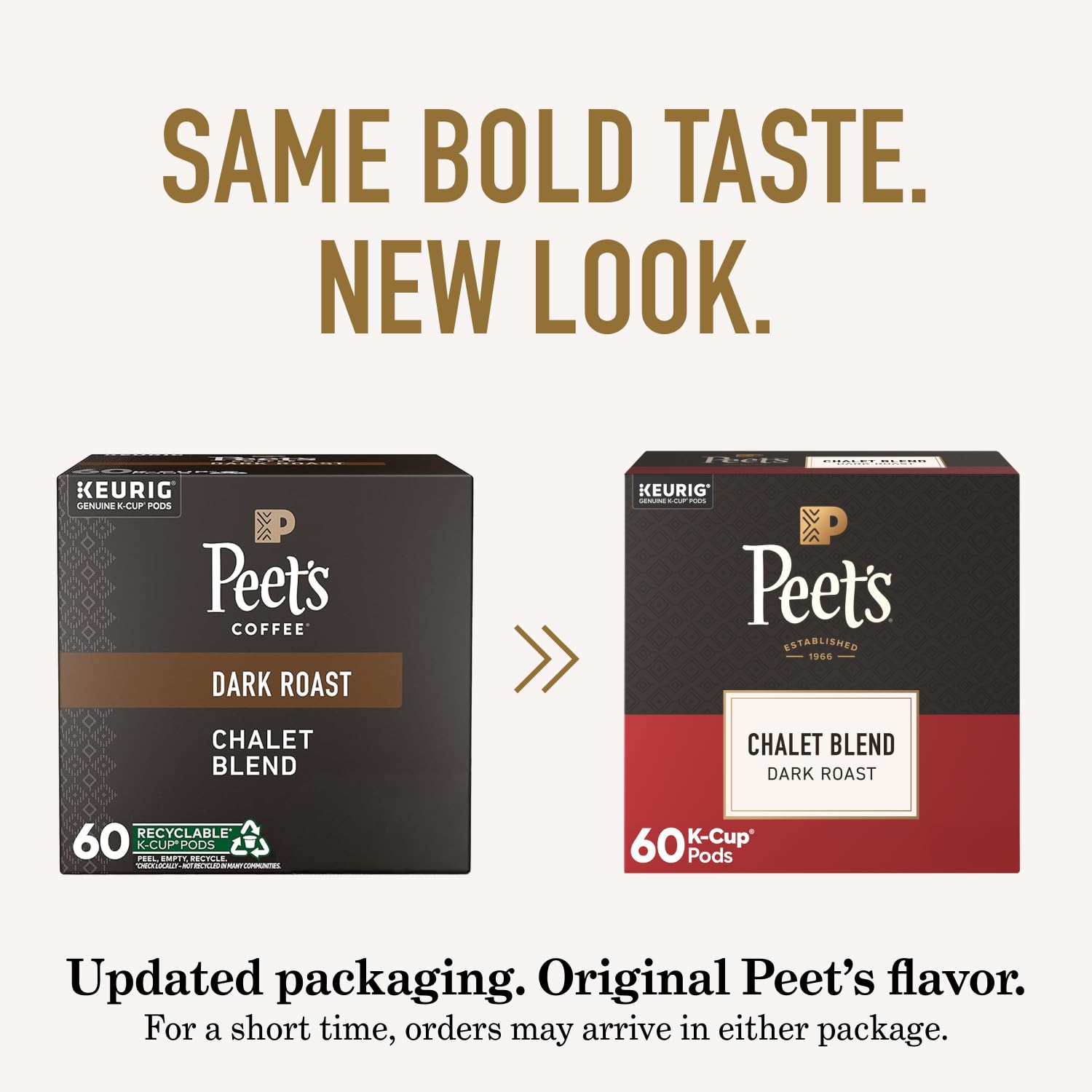 Peet's Coffee, Dark Roast Keurig K-Cup Pods, 100% Arabica Coffee - Major Dickason's Blend 32 Count (1 Box of 32 K-Cup Pods)