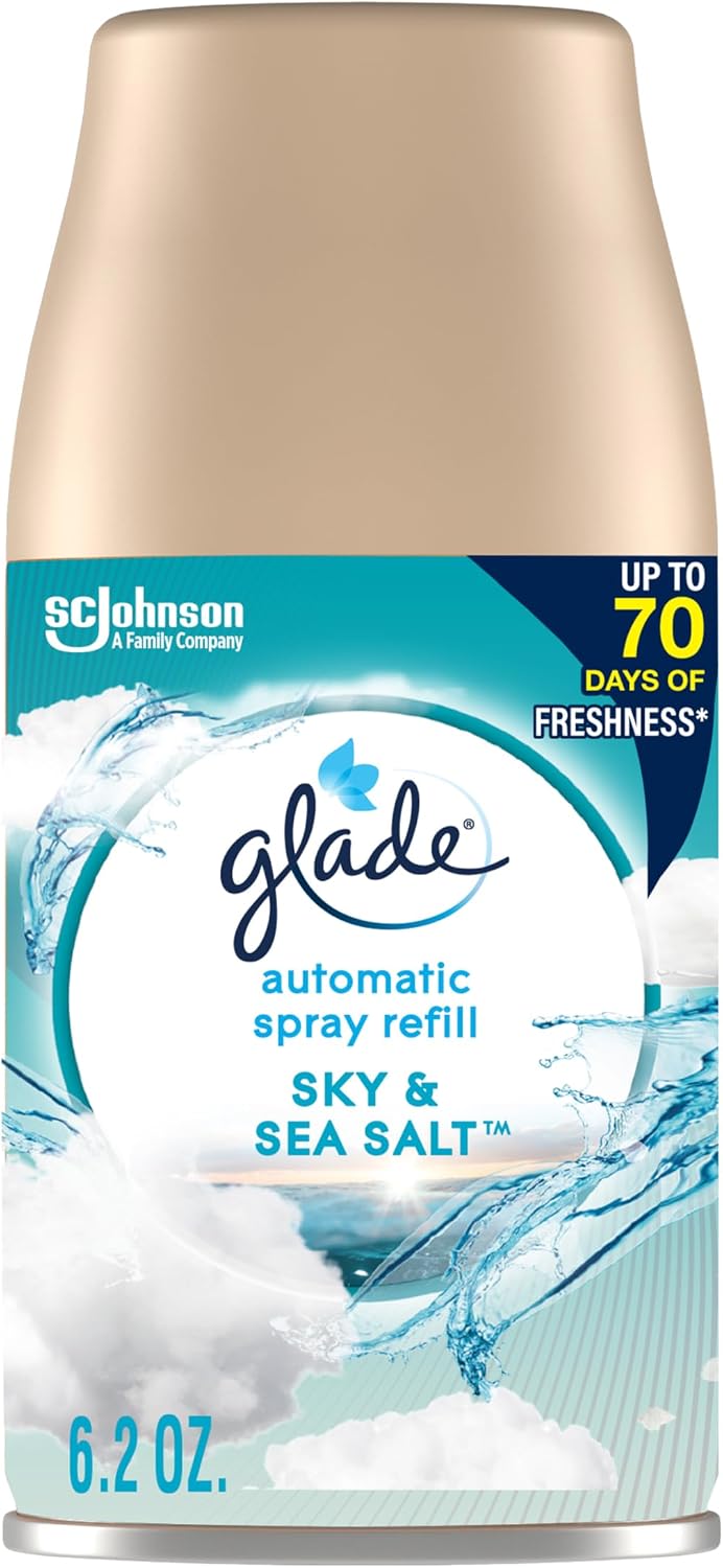 Glade Automatic Spray Refill, Air Freshener for Home and Bathroom, Cashmere Woods, 6.2 Oz