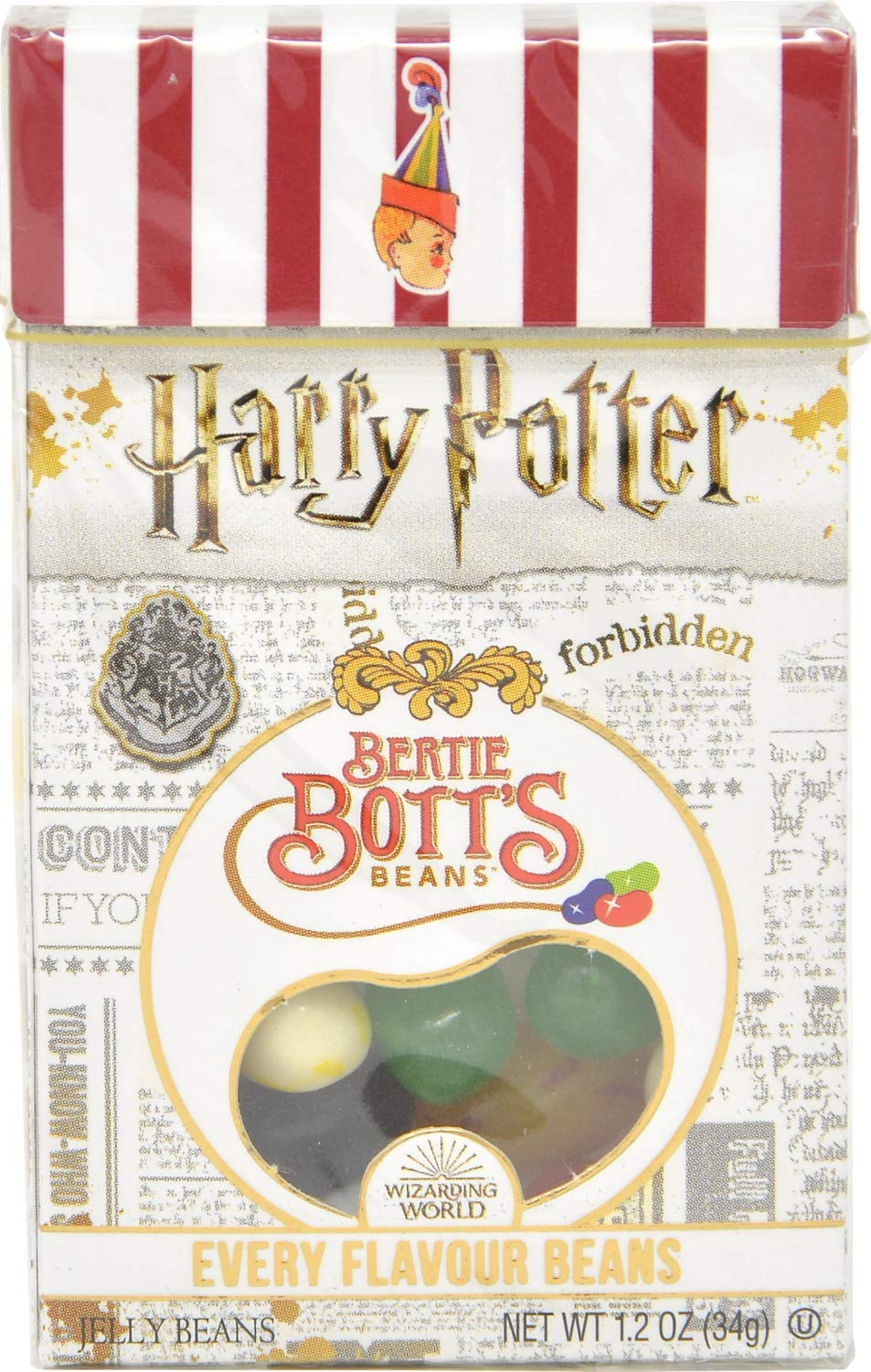 Jelly Belly Jelly Beans, 20 Flavors, .35-oz Trial Size Packs, 80 Count