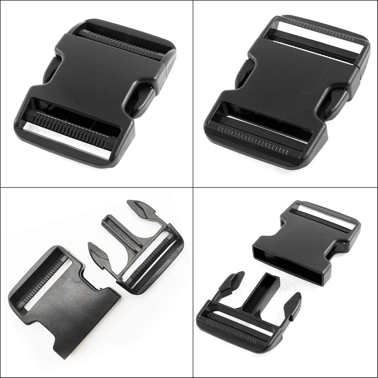 Buckle 1" Wide Inside, Quick Side Release Buckle for 1 inch/25mm Webbing Straps