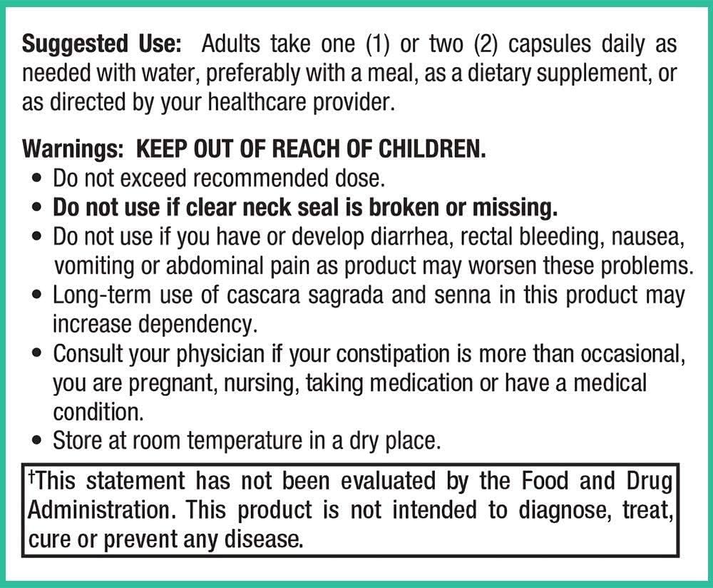 Peak Pure & Natural Colon Support - Colon Cleanse and Detox Supplement for Digestive Health - Gut Health Support with Inulin and Senna Leaf Extracts - with Fiber, Prebiotics, and Probiotics - 1 Pack