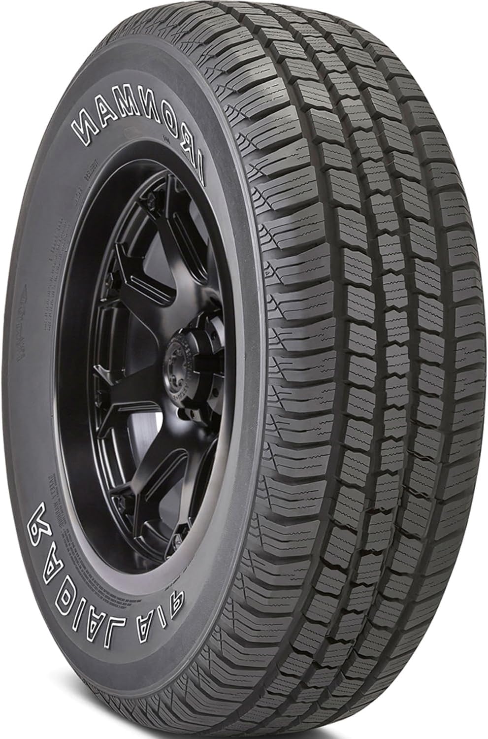 Ironman Radial A/P 265/70R17 115T | Truck/SUV Highway All Season Traction 115T Rated Standard Load Radial Construction Outlined White Lettering Tire