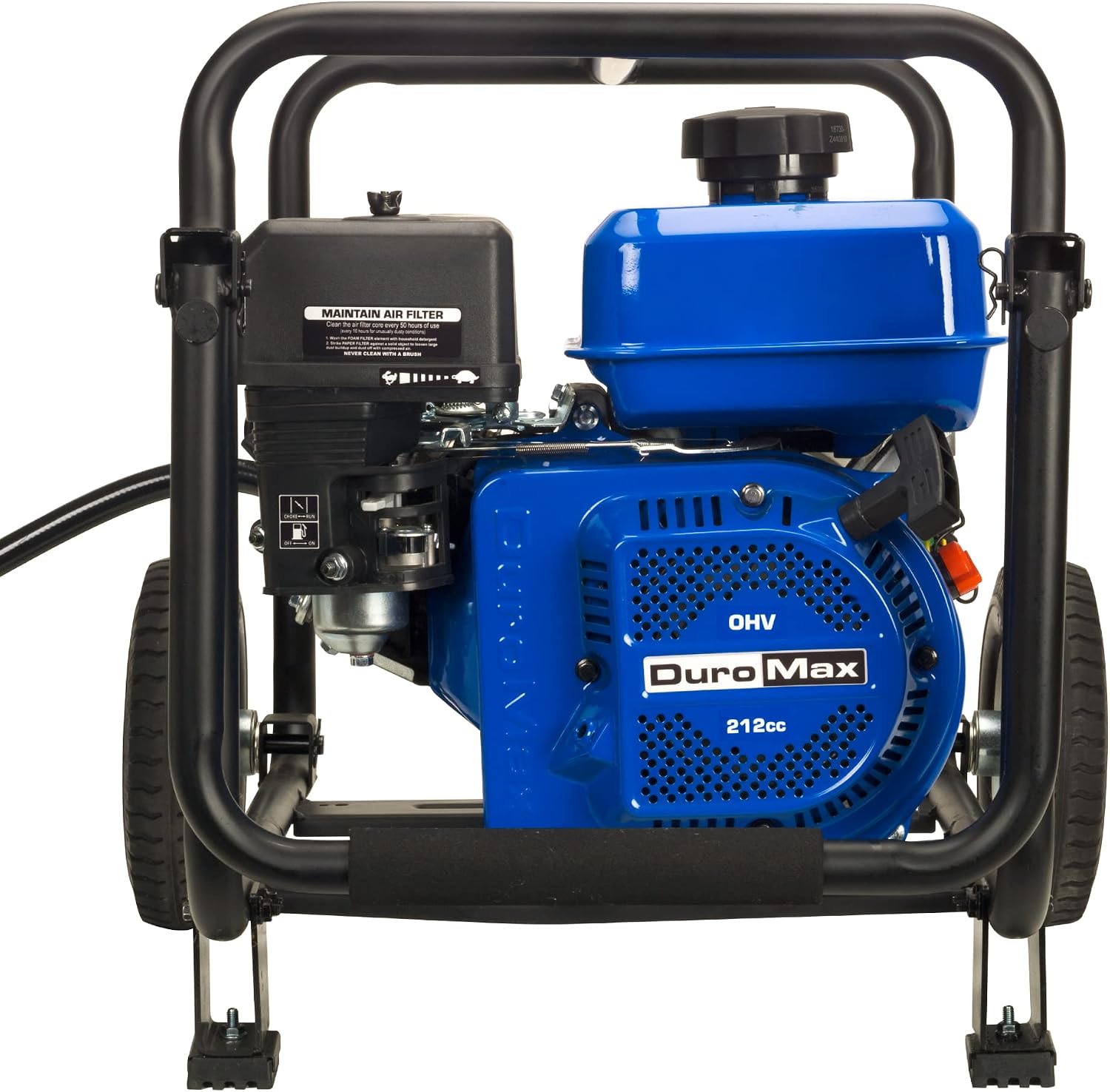 DuroMax XP652WP 208cc 158-Gpm 3600-Rpm 2-Inch Gasoline Engine Portable Water Pump, 50 State Approved, XP652WP, Blue