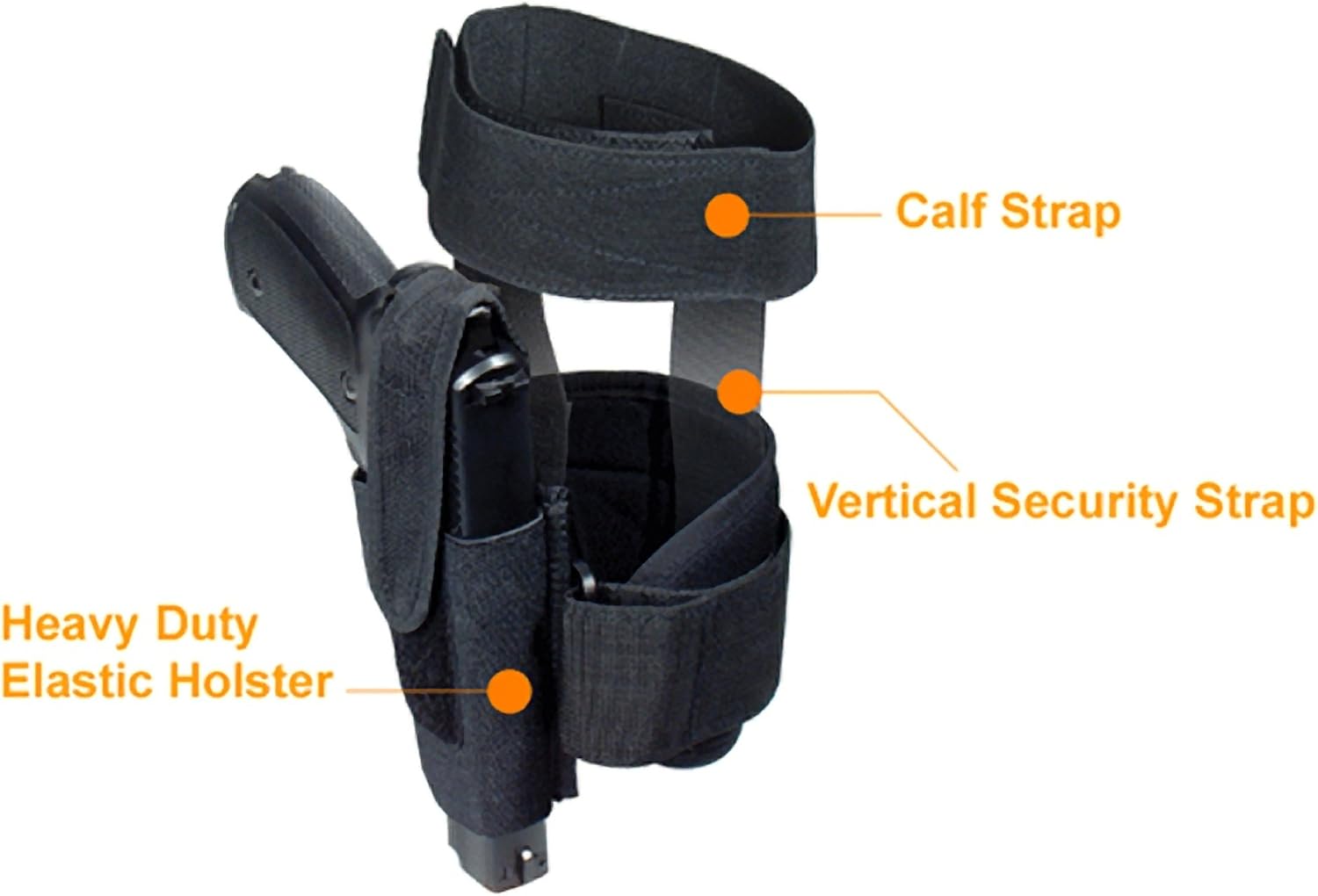 UTG Concealed Ankle Holster, Black