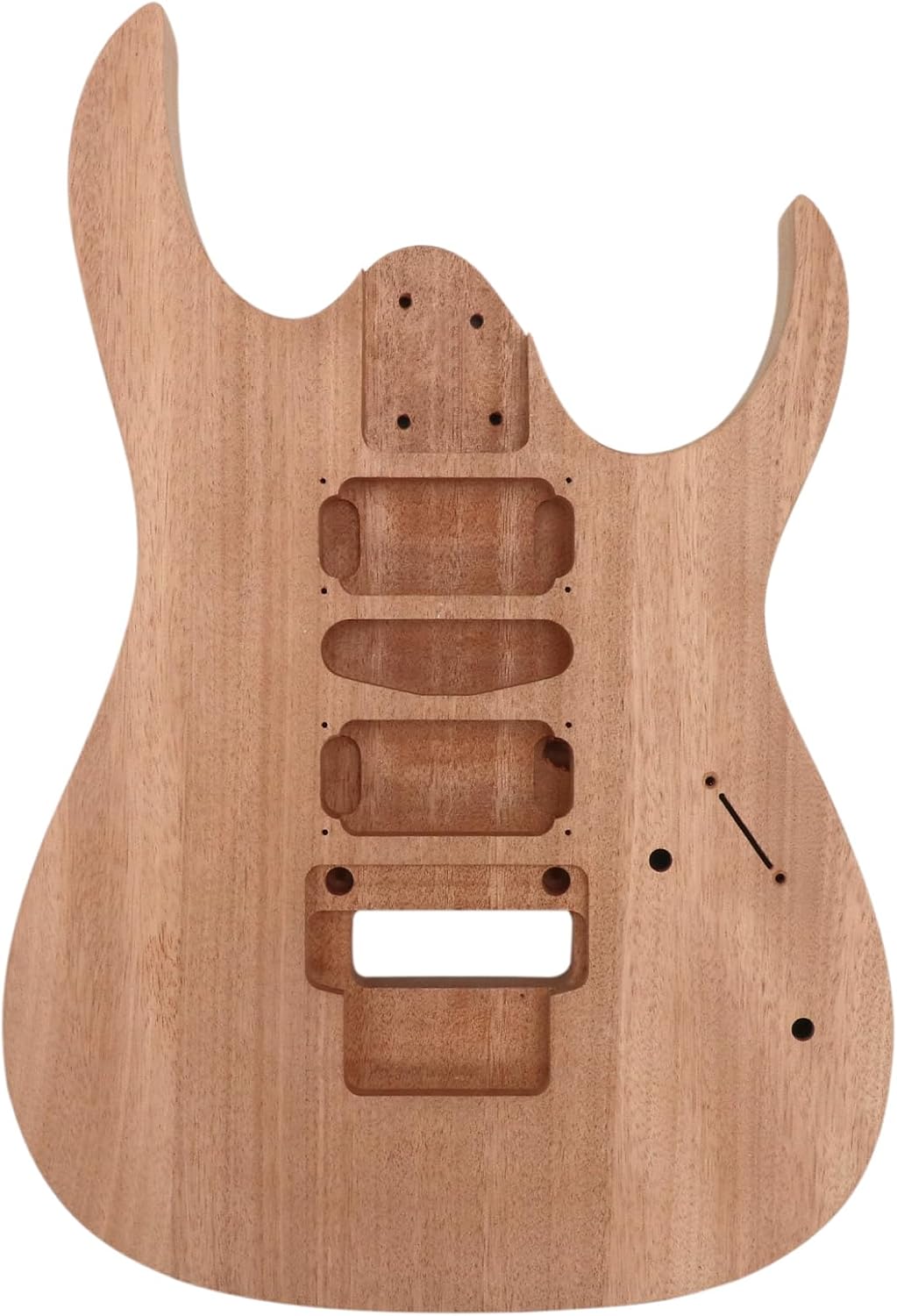 DIY Electric Guitar Kit Beginner Kit 6 String Right Hand JS Series | Mahogany Body, Mahogany Neck, Rosewood Fretboard, Black Hardware