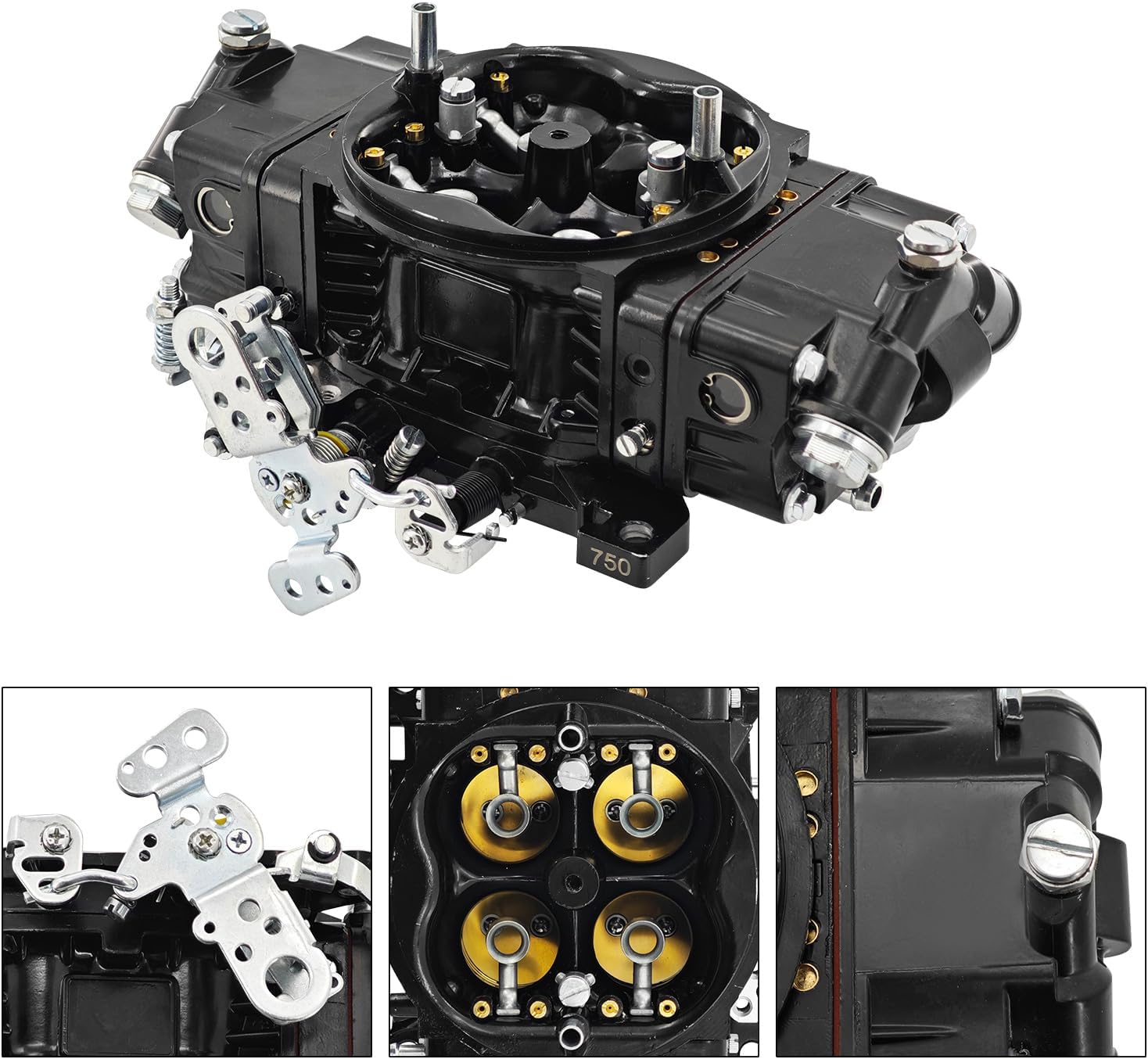 BR-67331 750CFM 4 Barrel Carburetor Fit for Holley Brawler | Race Mechanical Secondary