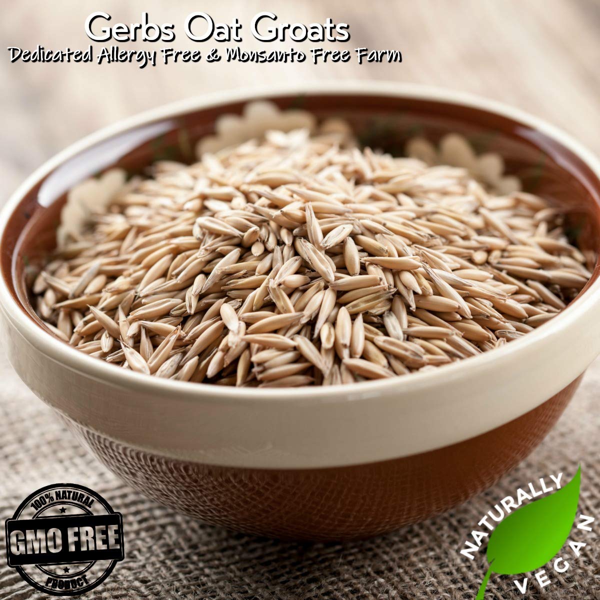 Gerbs Super 5 Seed Granola 2 lbs. | Small Batch, No Additives | Crunchy 5-Seed Blend: Pumpkin, Sunflower, Chia, Hemp & Flax | Top 14 Allergen-Free