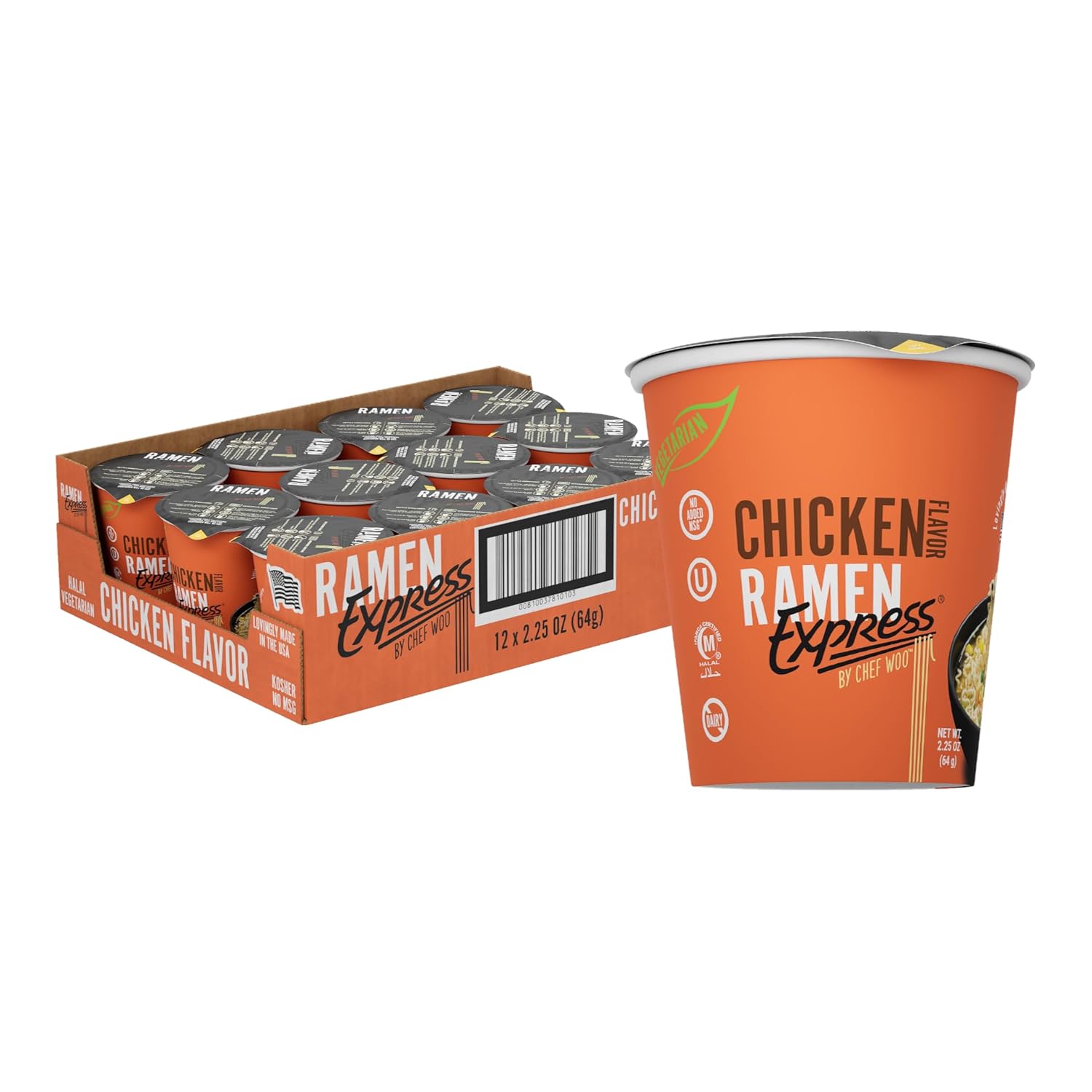 RAMEN EXPRESS Chicken Flavor Ramen Cup Noodle