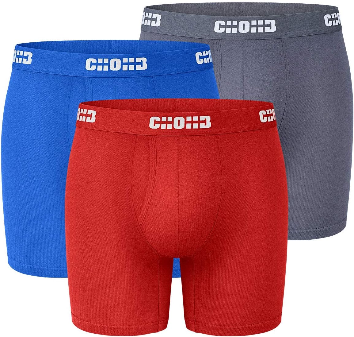 Men's Underwear Micro Modal 3 Pack Boxer Briefs Open Fly