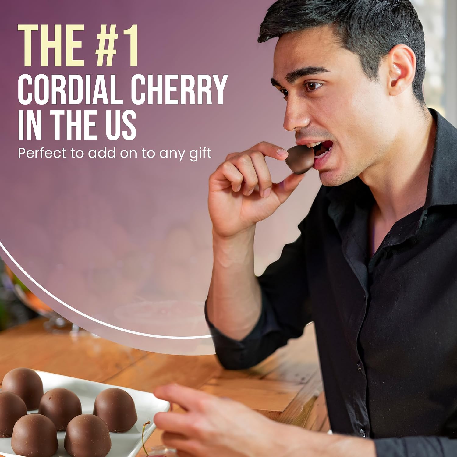 Queen Anne French Vanilla Chocolate Covered Cordial Cherries | 6.6 oz | 10 Piece Gift Boxes | Whole Maraschino Cherry Creamy Filled Liquid Center | Holiday Party Chocolate Candy