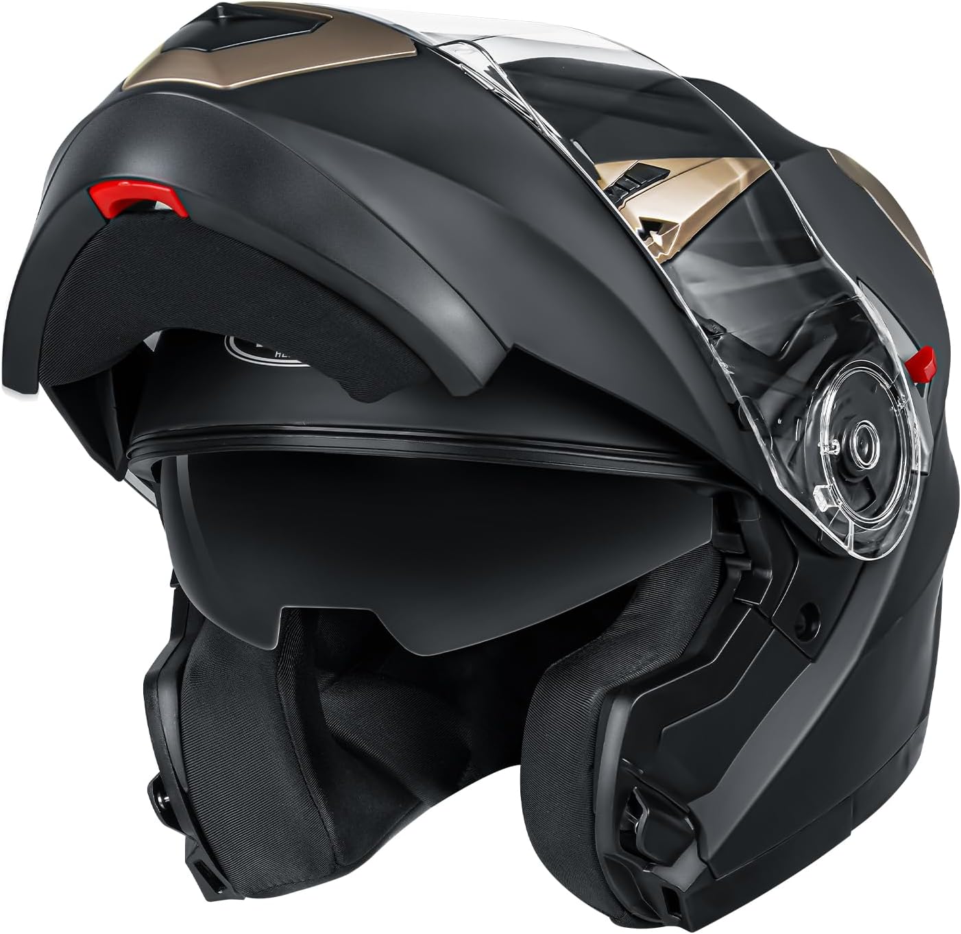 Motorcycle Modular Full Face Helmet DOT Approved - YEMA Helmet YM-925 Motorbike Casco Moto Moped Street Bike Racing Helmet with Sun Visor for Adult Youth Men and Women