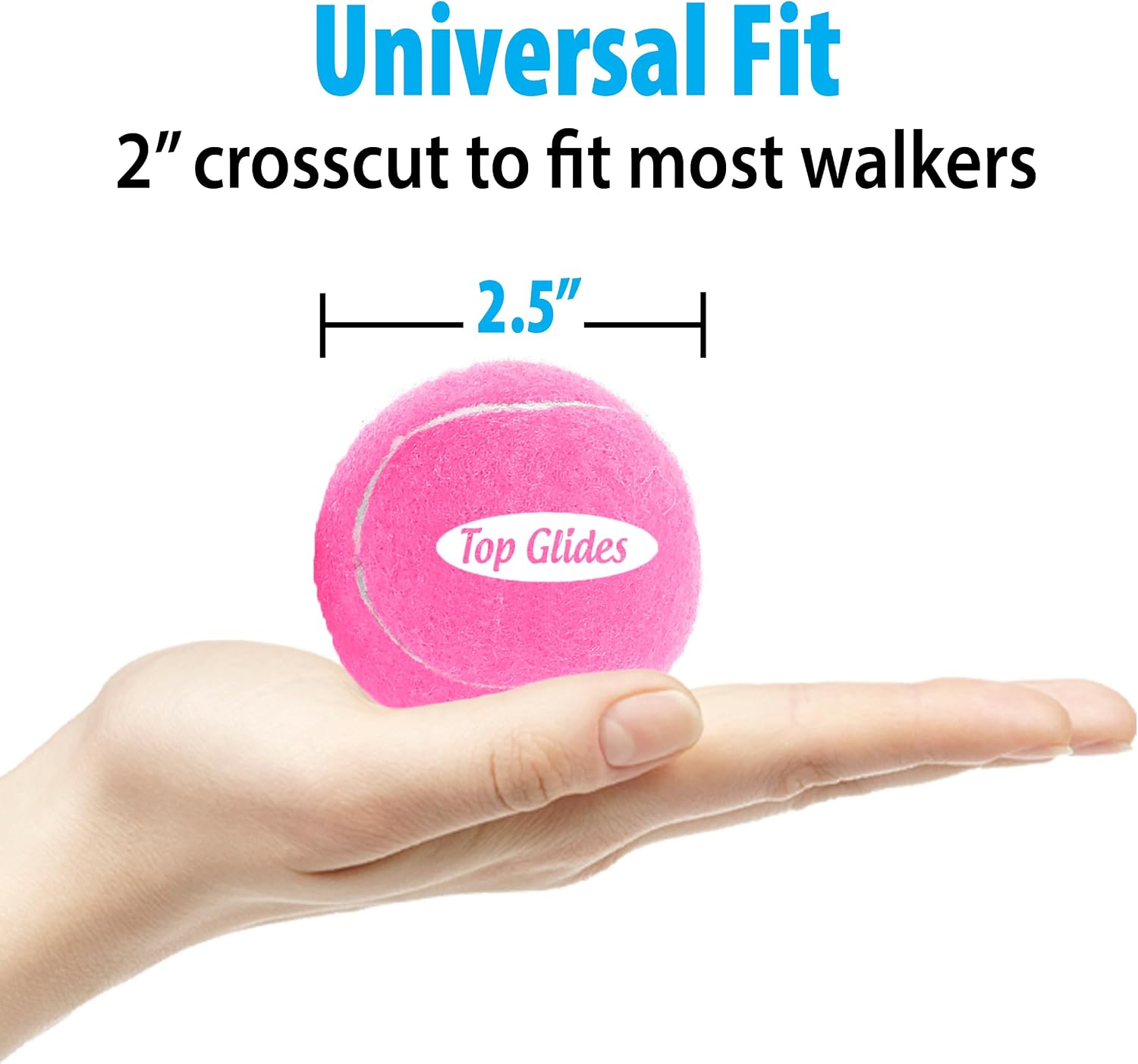 Top Glides Precut Walker Tennis Ball Glides